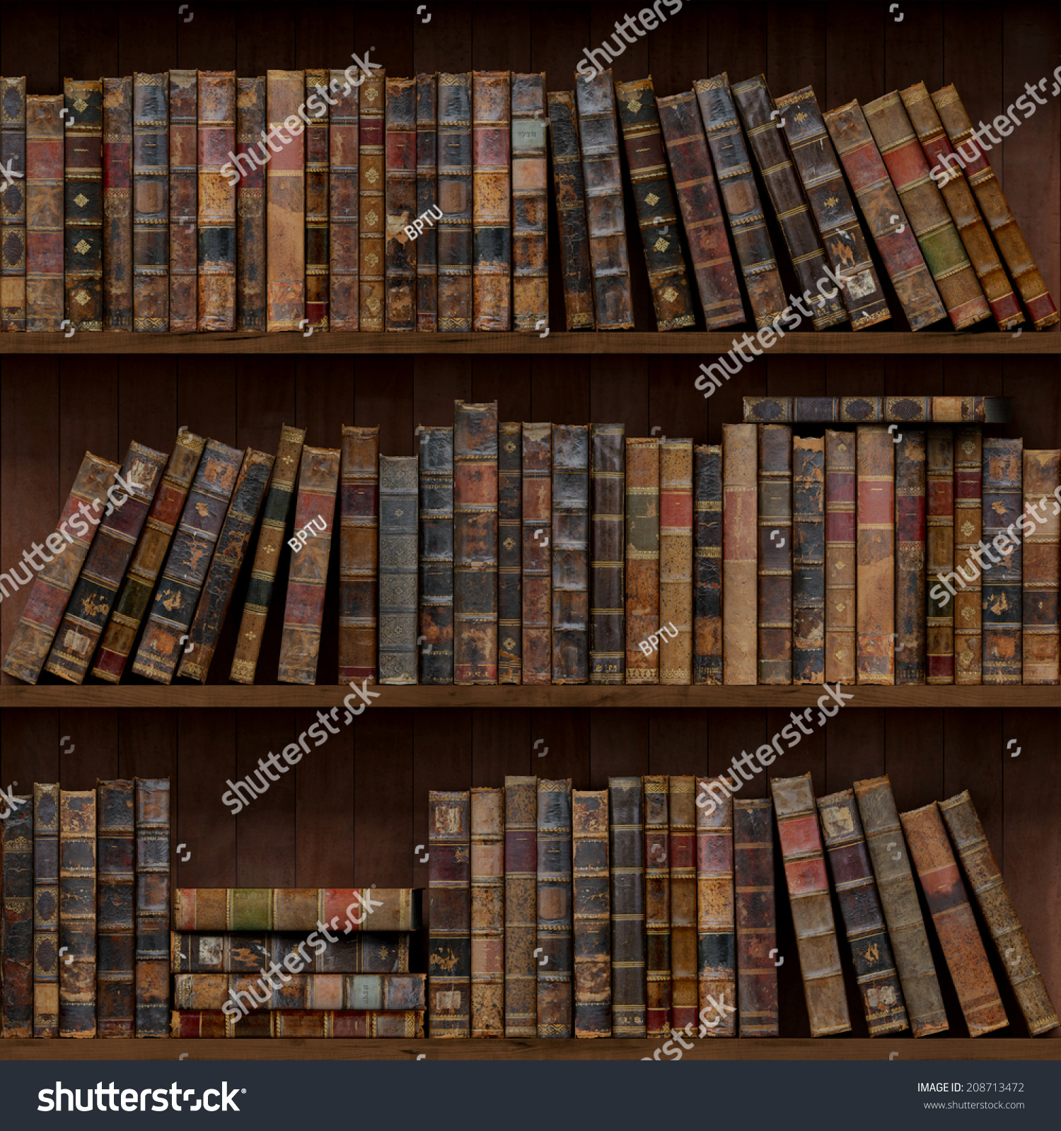 5of15 Old Books Seamless Texture Vertically Stock Illustration ...