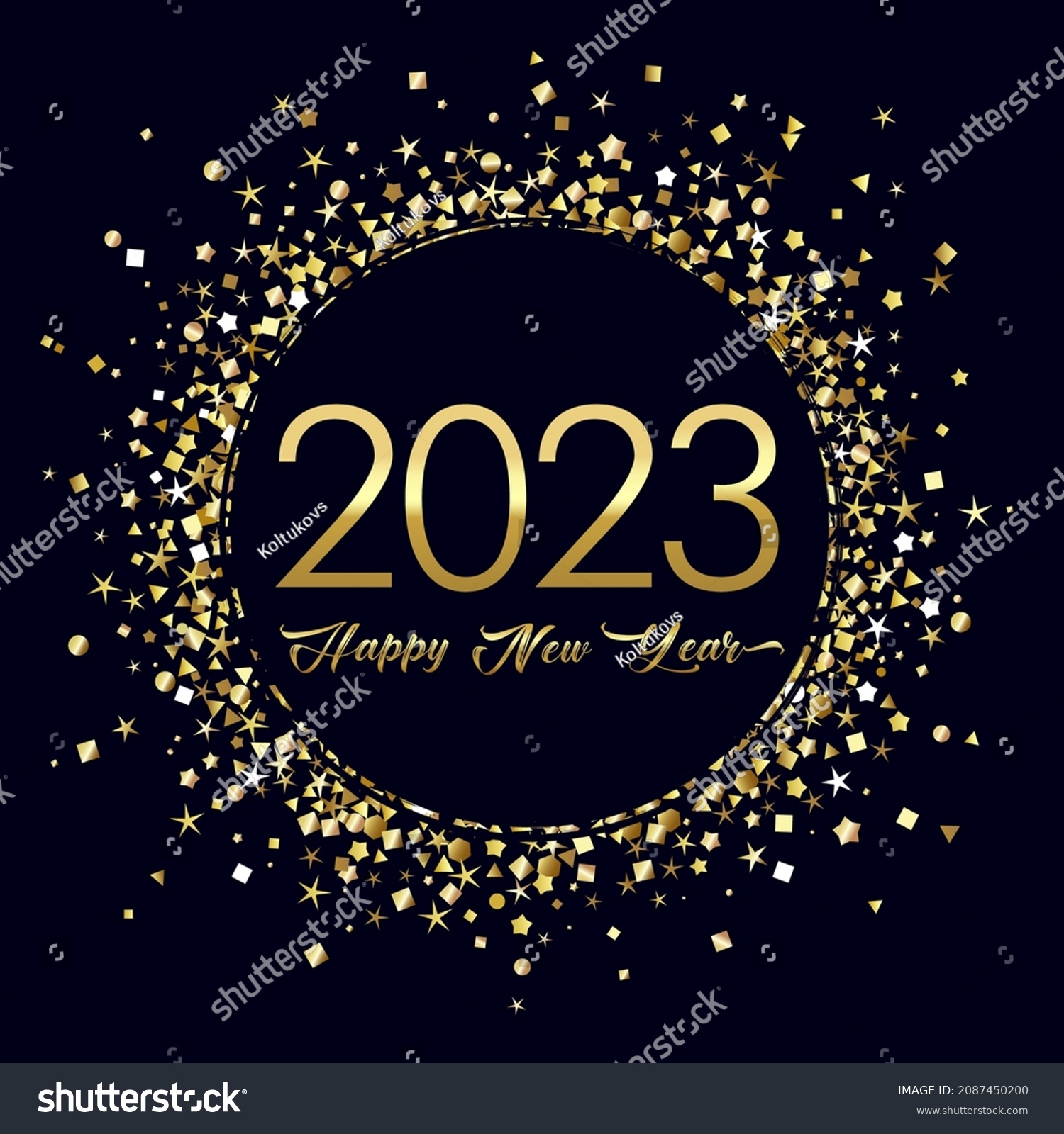 25,345 2023 happy new year Stock Vectors, Images & Vector Art ...