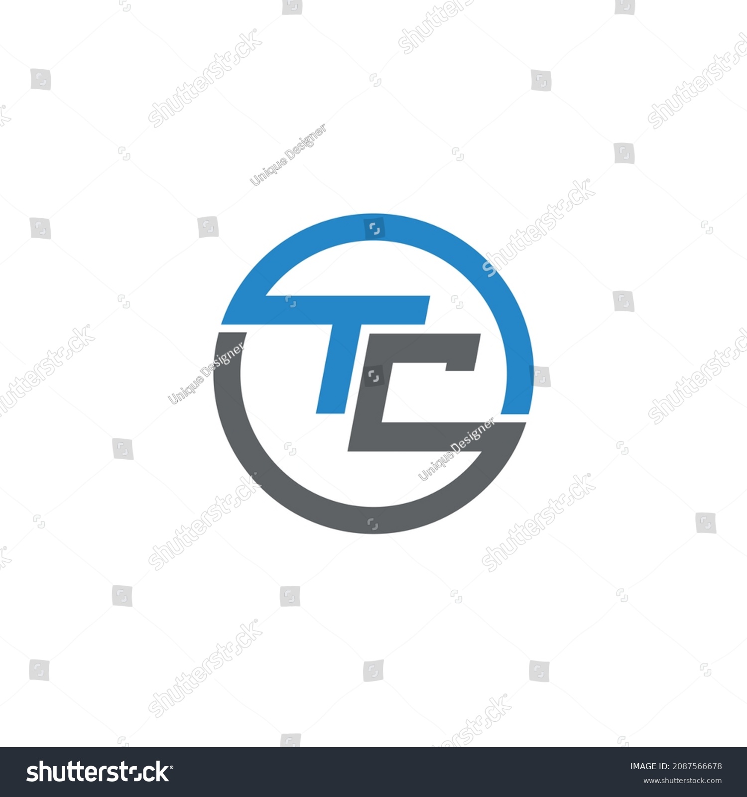 Alphabet Tc Letter Words Design Your Stock Illustration 2087566678 ...