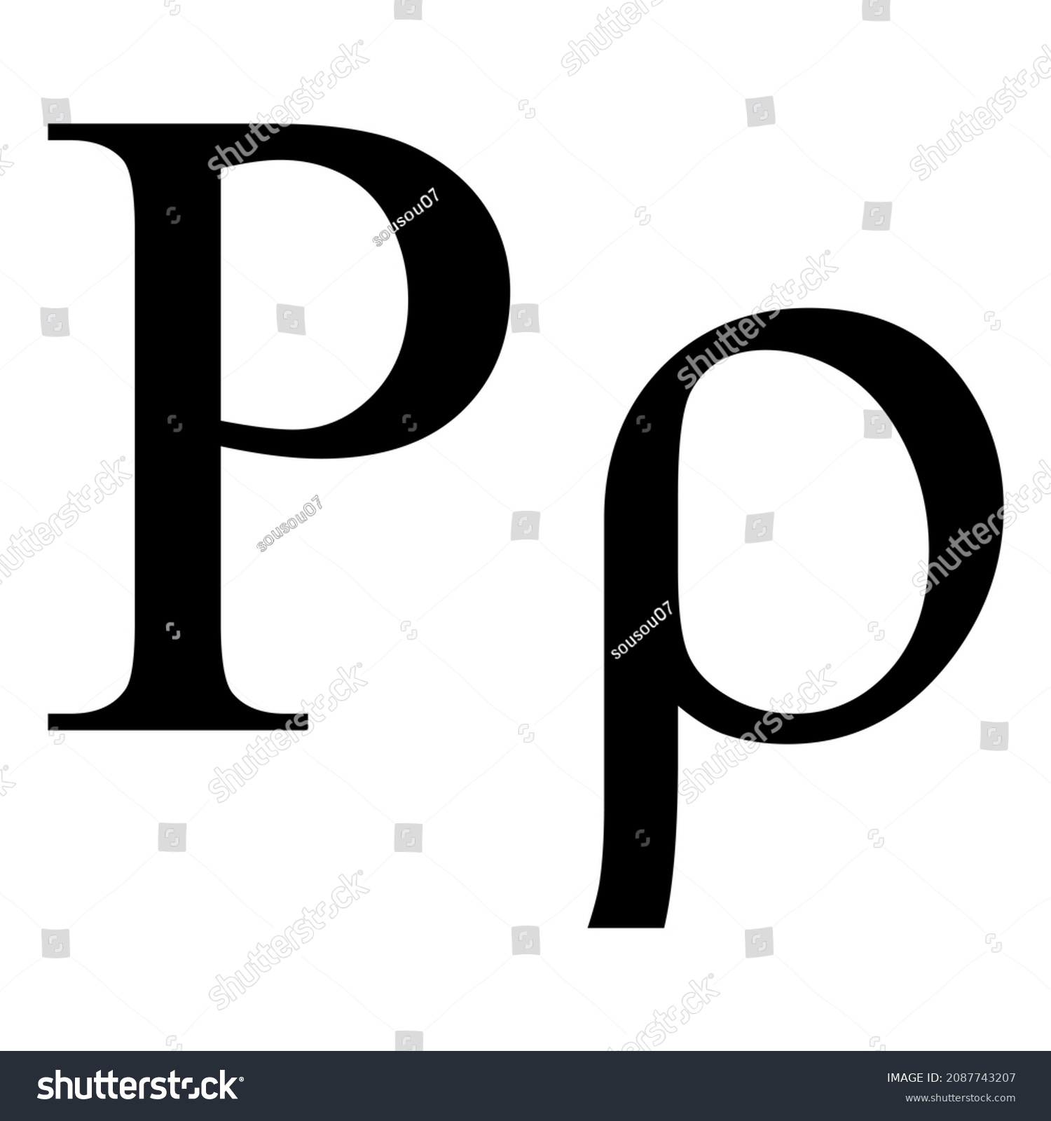 Black Pho Symbol Icon Name Greek Stock Vector (Royalty Free) 2087743207 ...