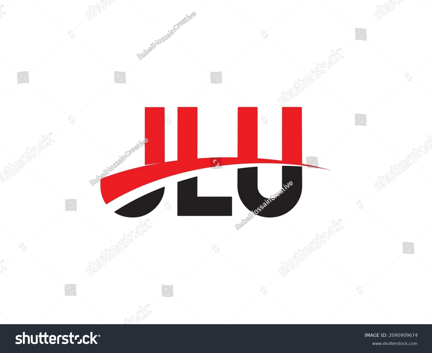 Jlu Letter Initial Logo Design Vector Stock Vector (Royalty Free ...