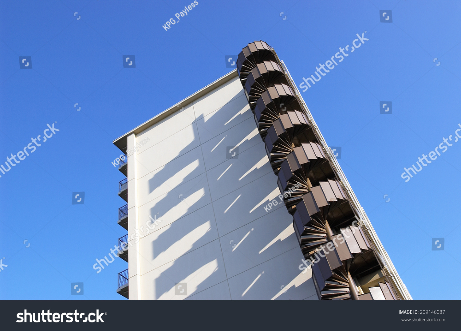 Image Emergency Stairs Stock Photo 209146087 | Shutterstock