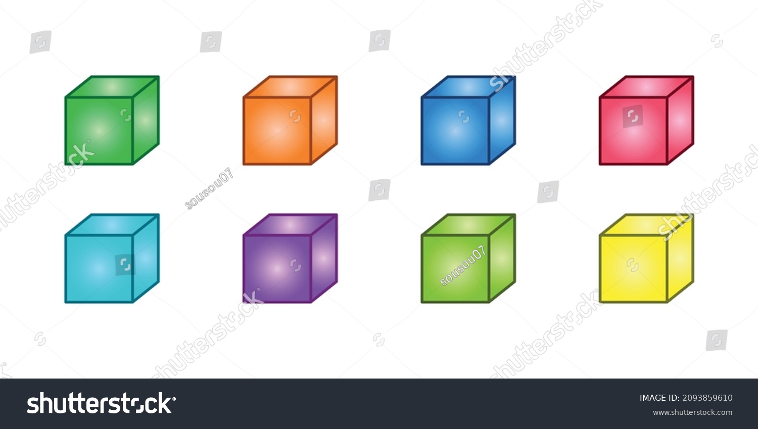 Dienes Unit Ones Blocks Base Ten Stock Vector (Royalty Free) 2093859610 ...