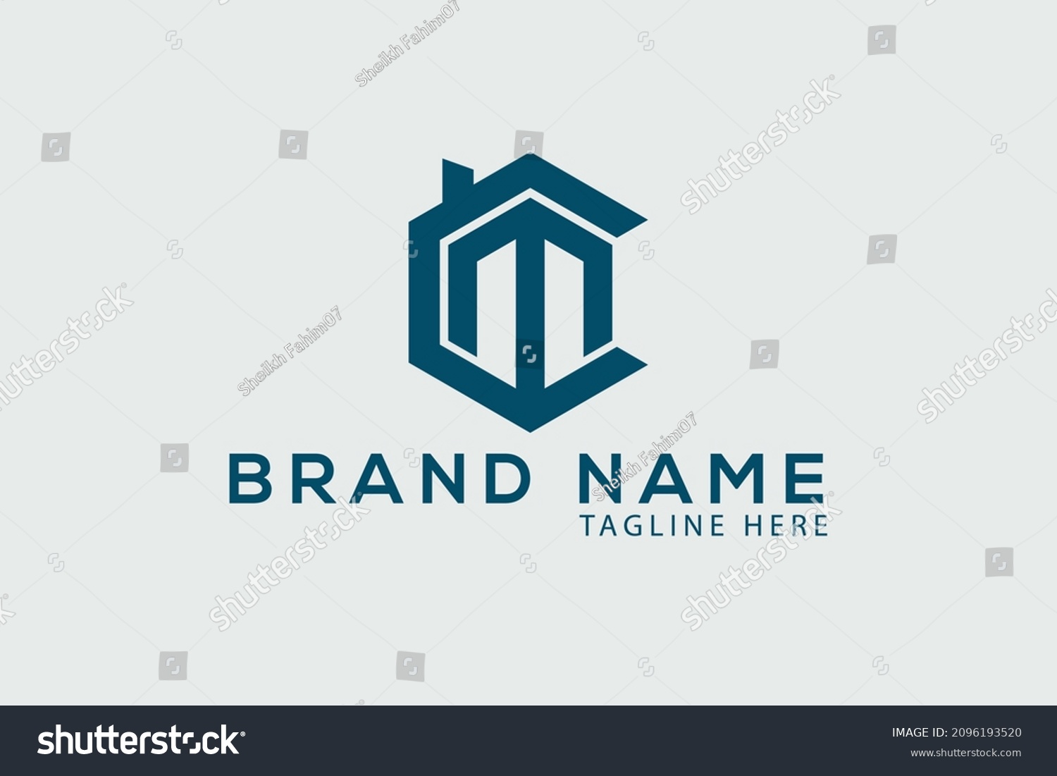 Cm Letter Logo Monogram Initial Designs Stock Vector (Royalty Free ...