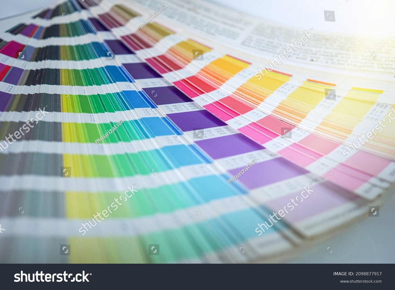 Cmyk Press Color Chart Image Stock Photo 2098877917 | Shutterstock