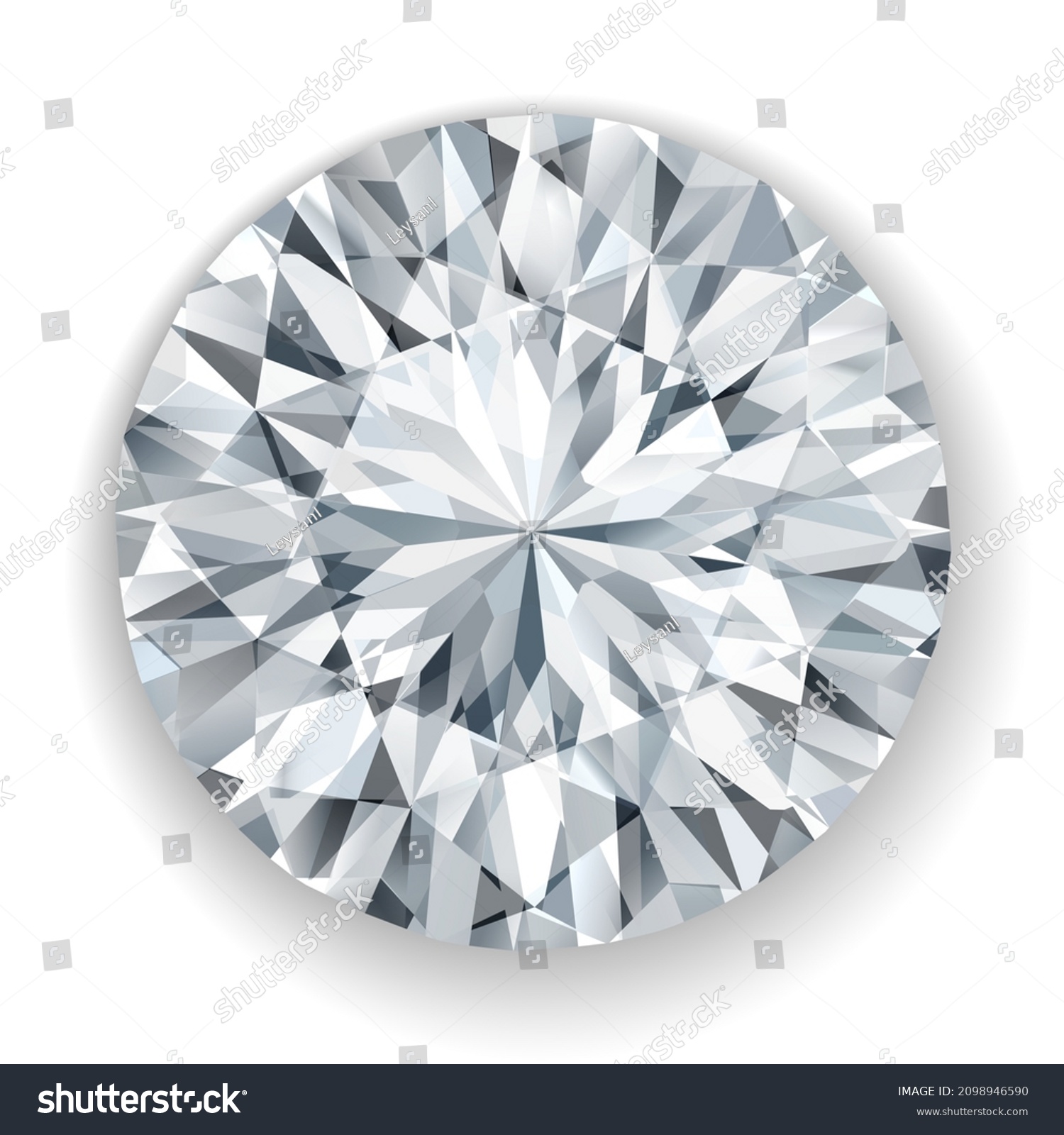 255 Realistic Diamond Top View Images, Stock Photos & Vectors ...