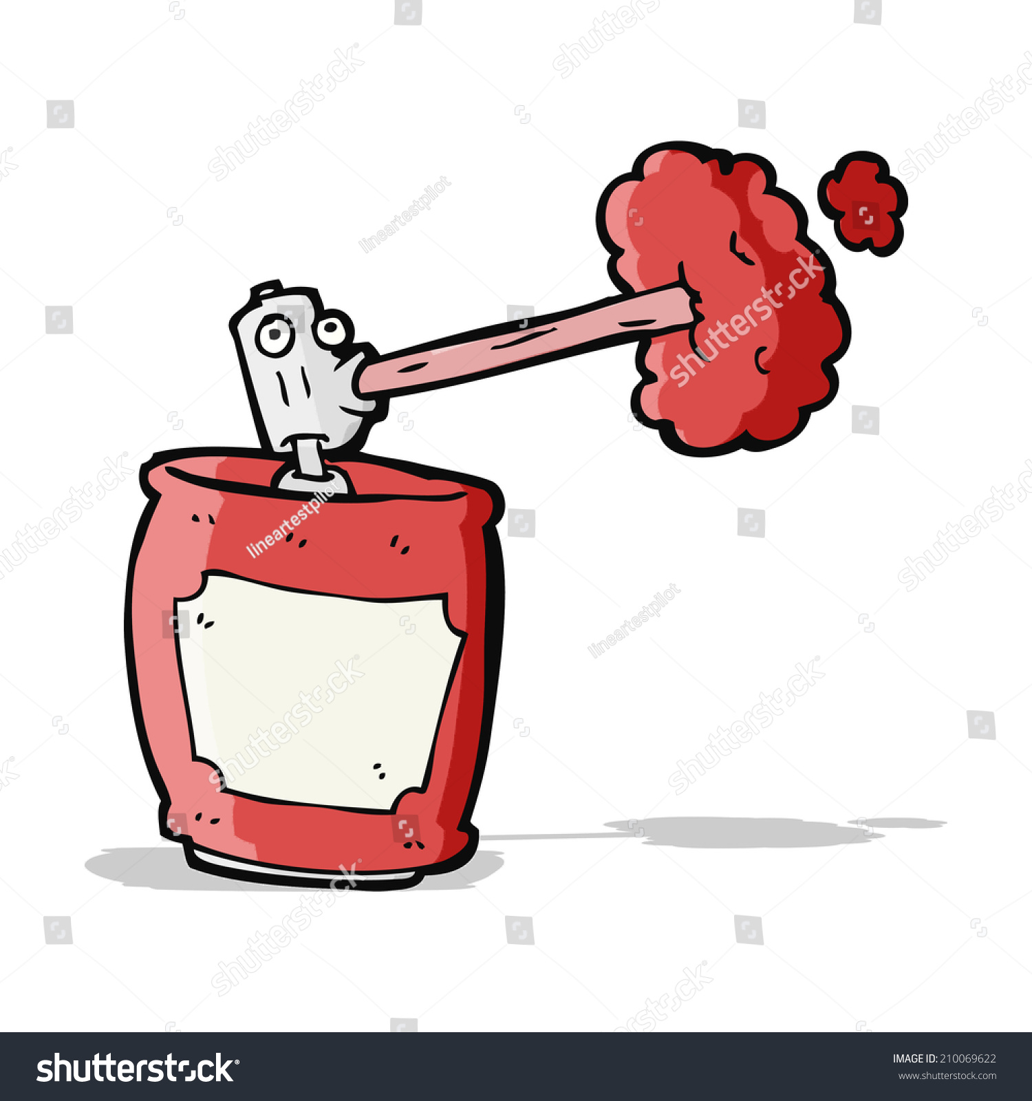 Cartoon Spray Can Stock Illustration 210069622 | Shutterstock