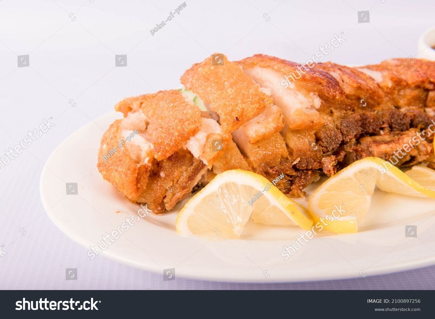 Lechon Kawali Known Lechon De Carajay Stock Photo 2100897256 Shutterstock