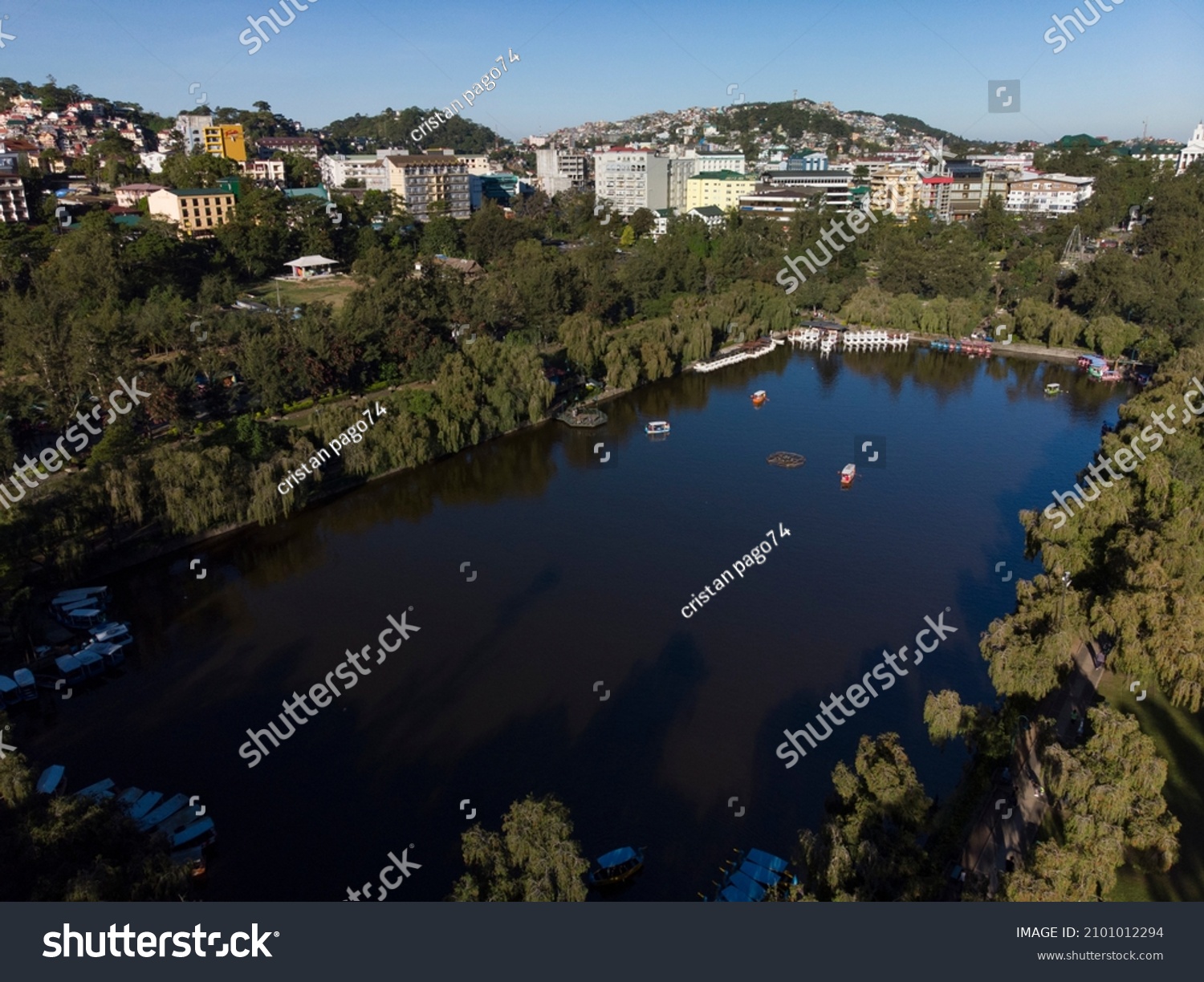 Burnham Park Baguio City Benguet Mountain Stock Photo 2101012294 ...