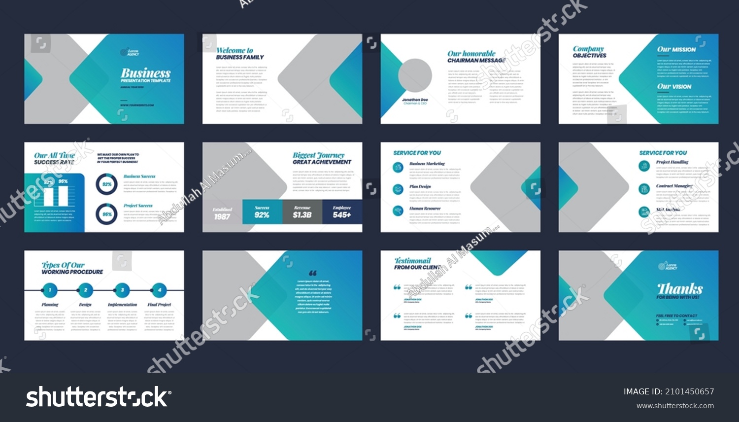 Business Presentation Brochure Guide Design Pitch Stock Vector (royalty 