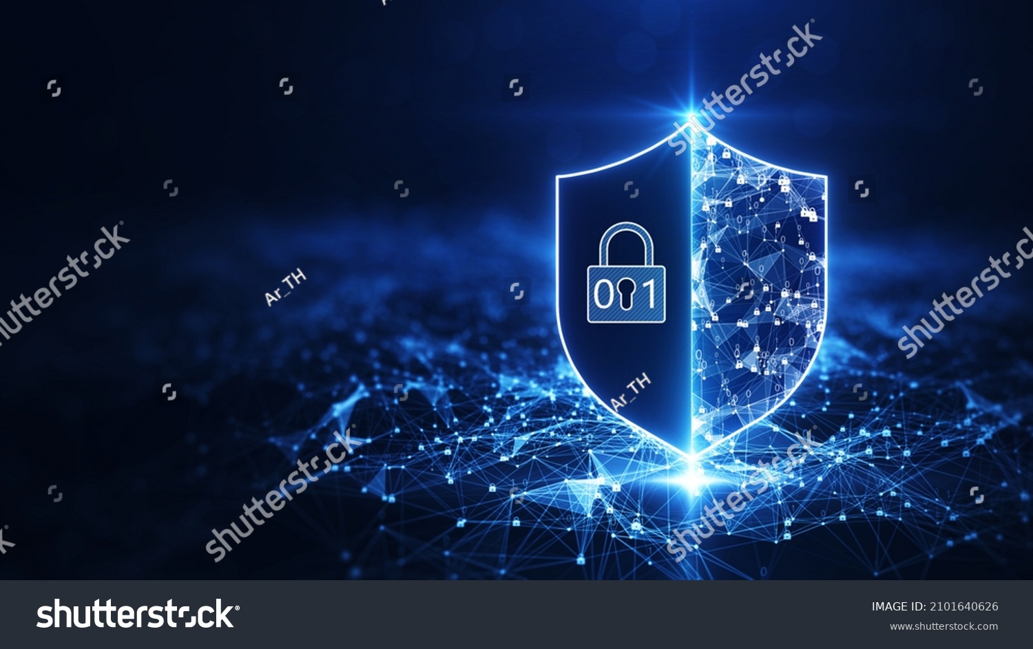 Cyber Security Information Protection Technology Background Stock ...