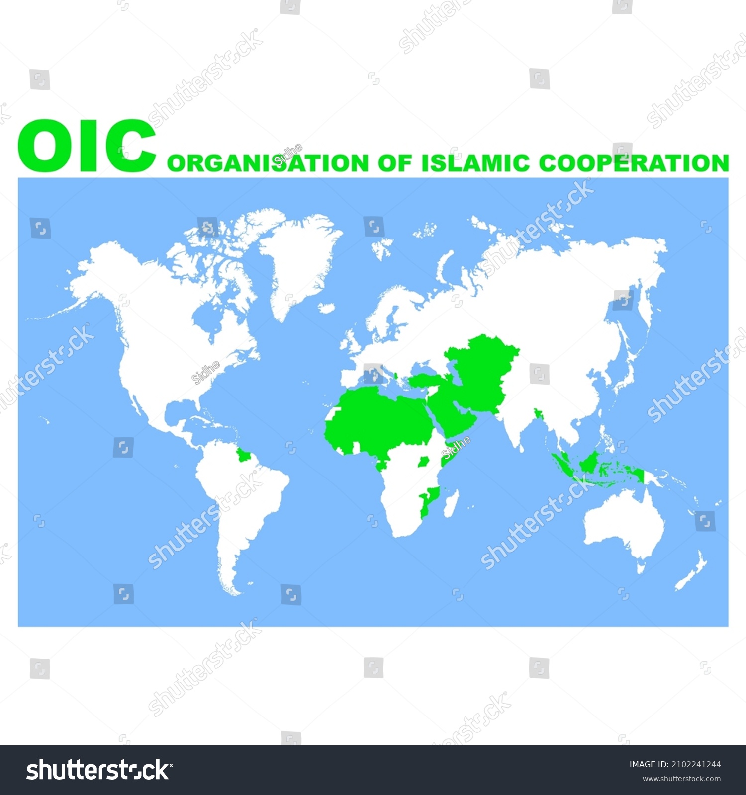 154 Organisation of islamic cooperation Images, Stock Photos & Vectors