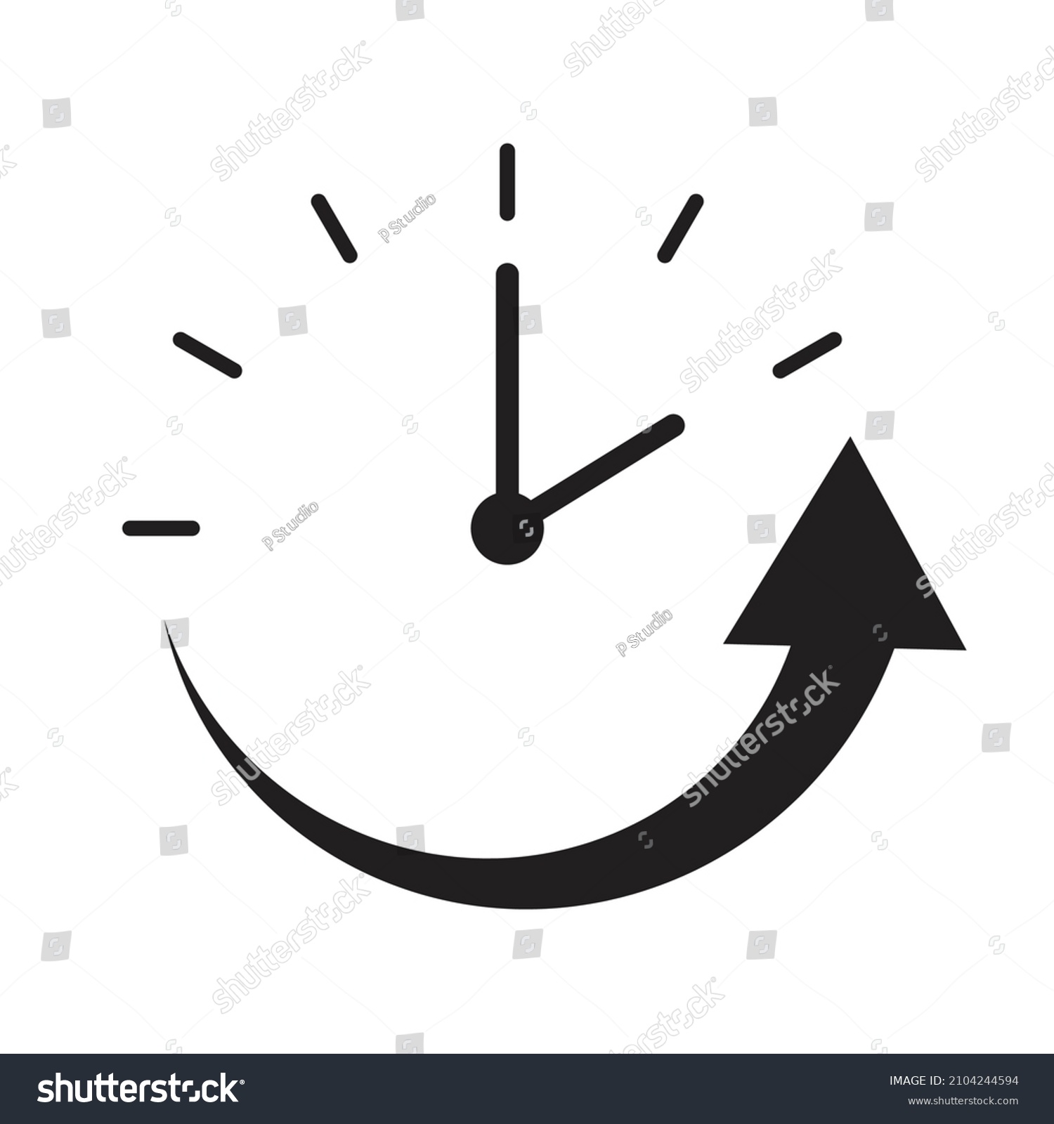 Uptime Downtime Icon Vector Your Website Stock Vector (Royalty Free ...