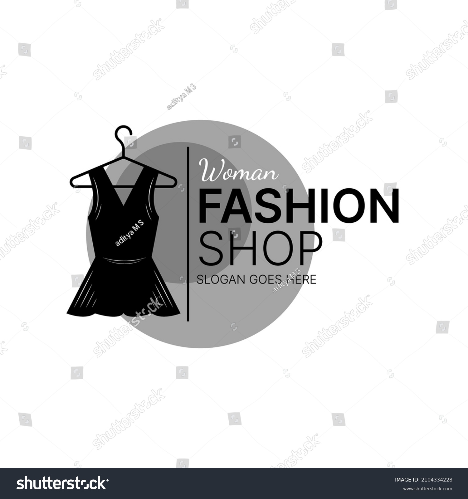 Women Fashion Shop Logo Design Inspiration Stock Vector (Royalty Free ...