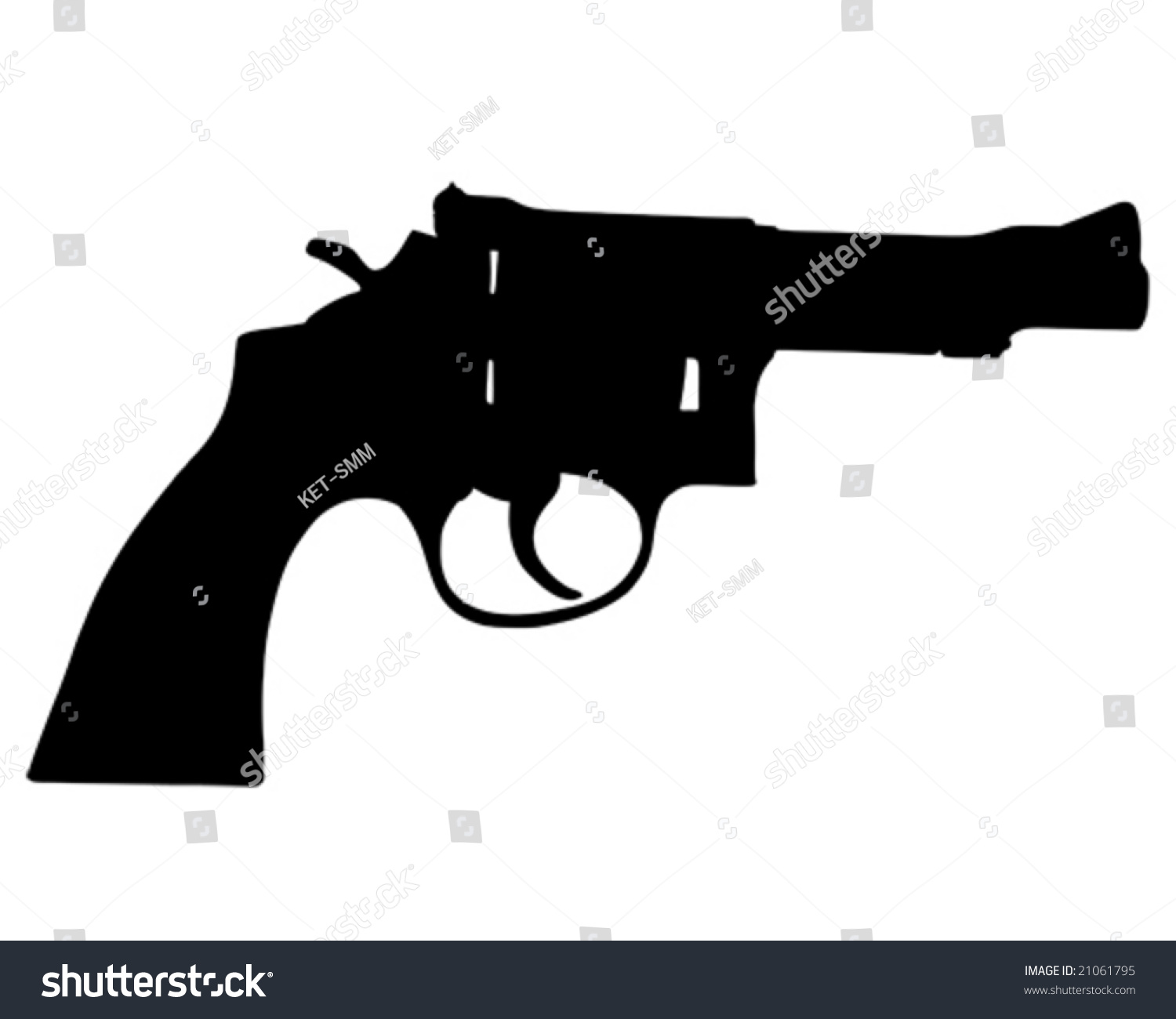 45 Caliber Revolver Stock Vector (Royalty Free) 21061795 | Shutterstock