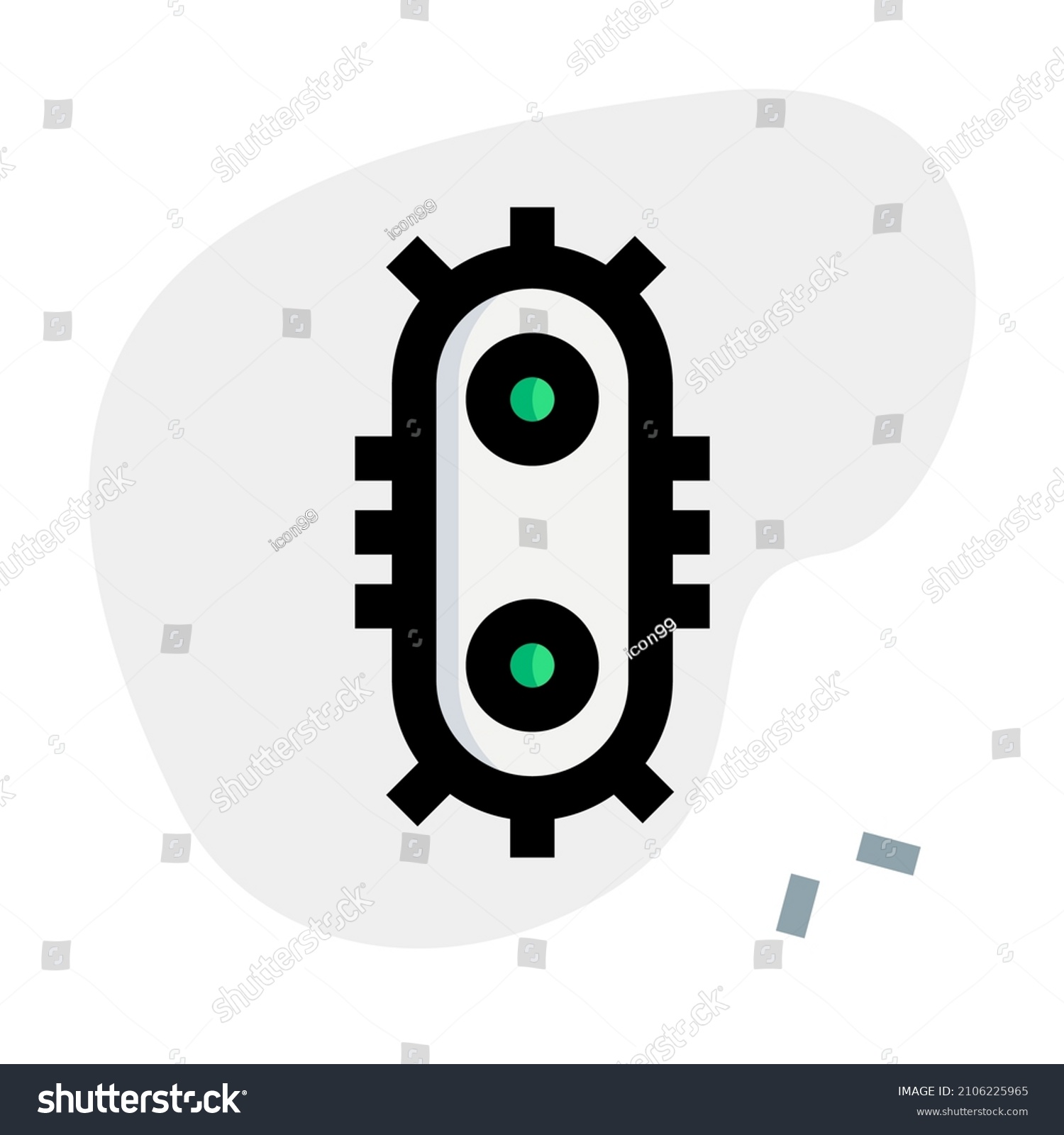 Virus Replicating Infecting Human Body Core Stock Vector Royalty Free