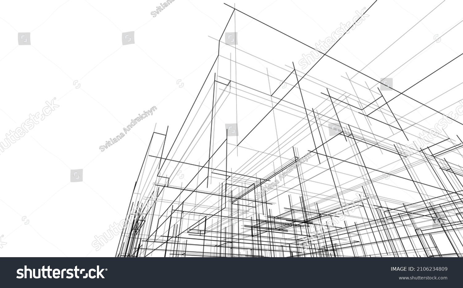 Architectural Sketch House Stock Vector Royalty Free 2106234809 Architectural Sketch House Stock Vector Royalty Free 2106234809