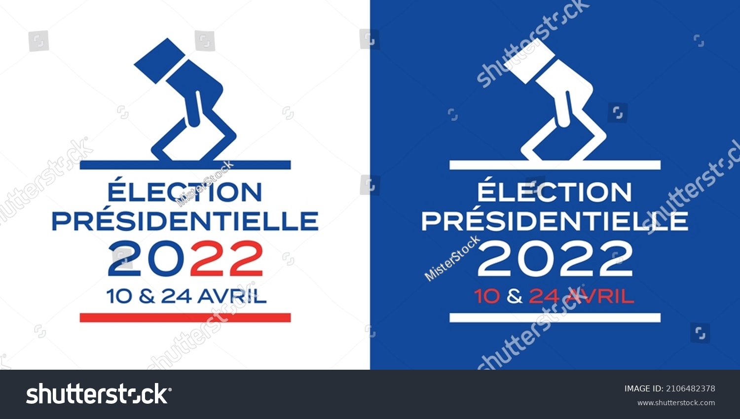 2022 Presidential Election 2022 French Language Stock Vector (Royalty ...