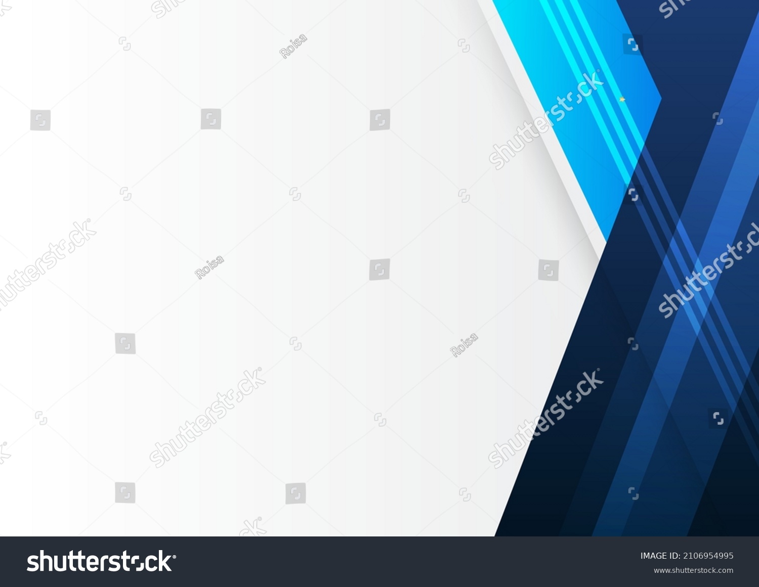 Modern Blue White Abstract Presentation Background Stock Vector ...