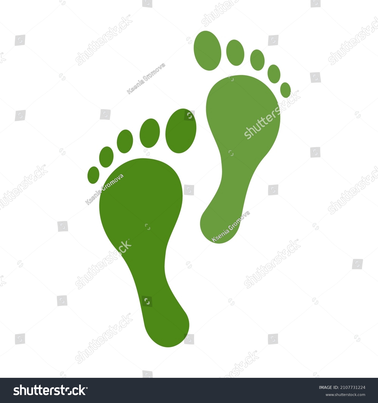 Carbon Neutral Footprint Vector Label Design Stock Vector (Royalty Free ...