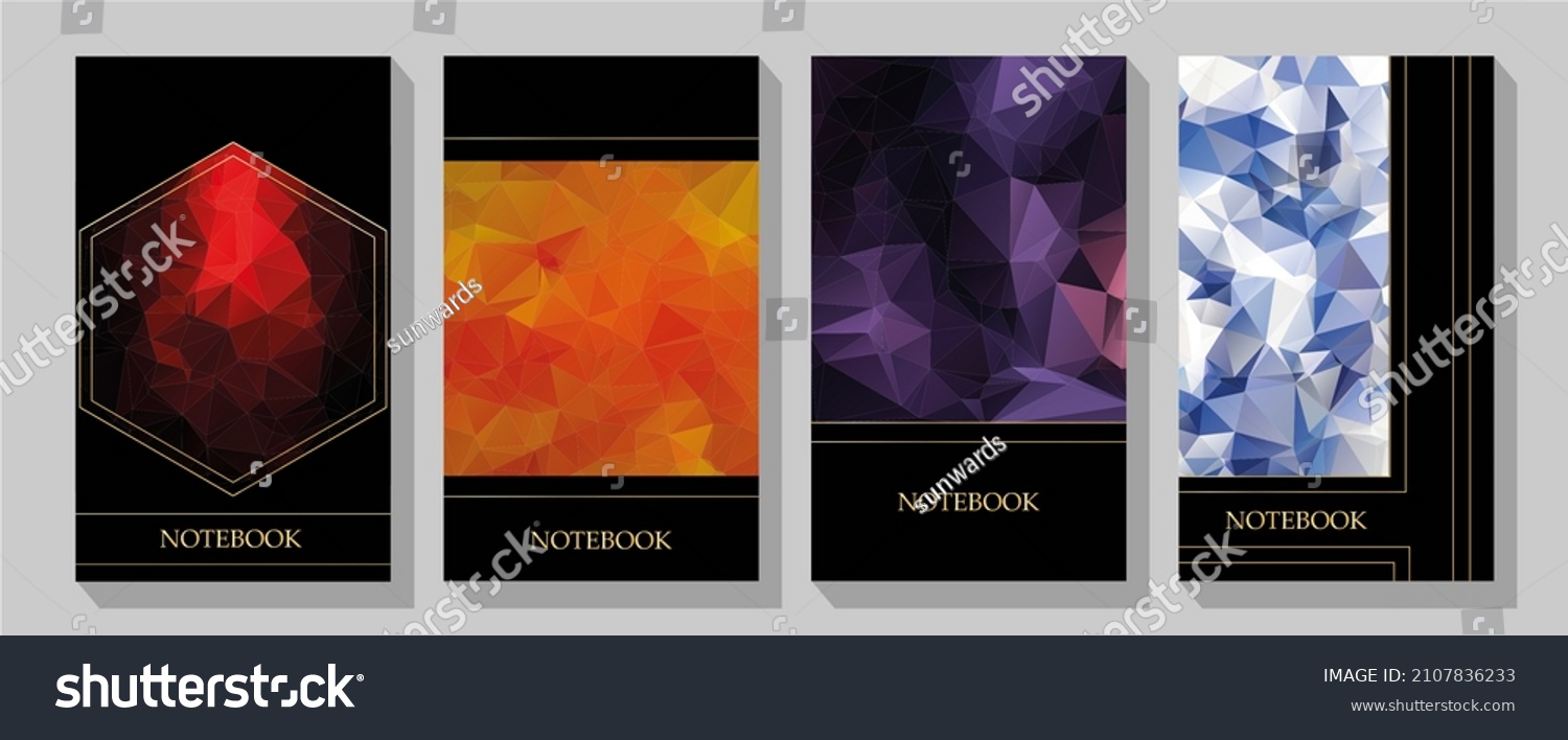 Cover Page Design Template Black White Stock Vector (Royalty Free