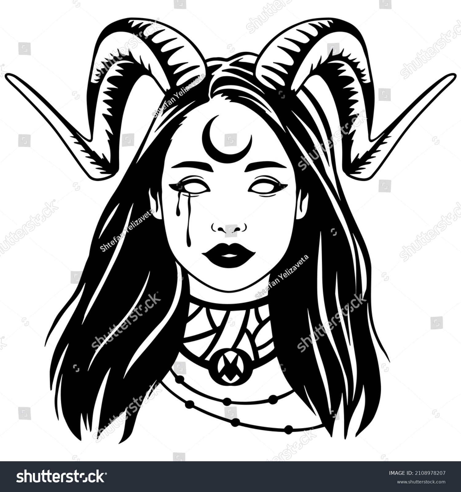 6,731 Demon Girl Stock Vectors, Images & Vector Art | Shutterstock