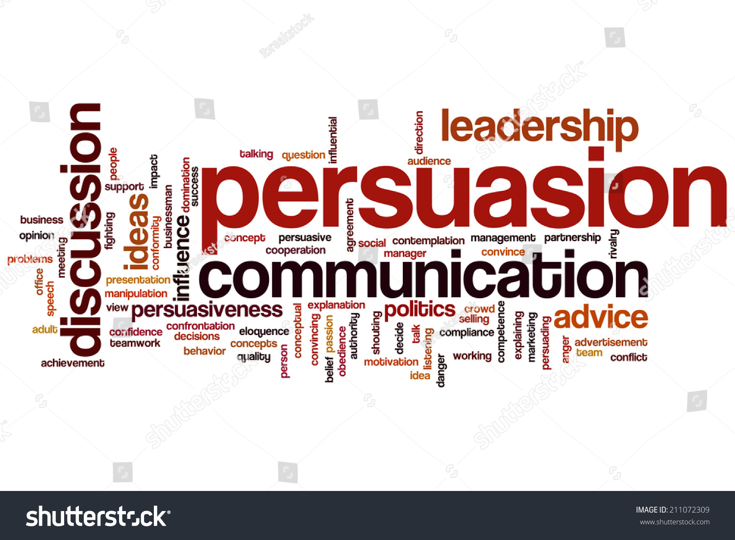 Persuasion Concept Word Cloud Background Stock Illustration 211072309 ...