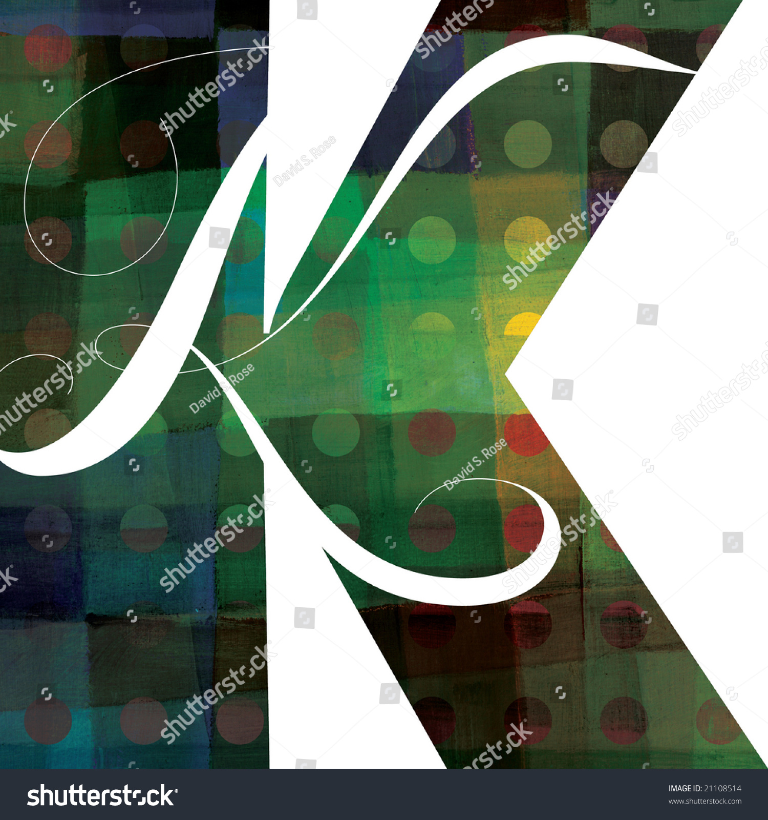 Letter K Alphabet Symbol Art Stock Illustration 21108514 | Shutterstock