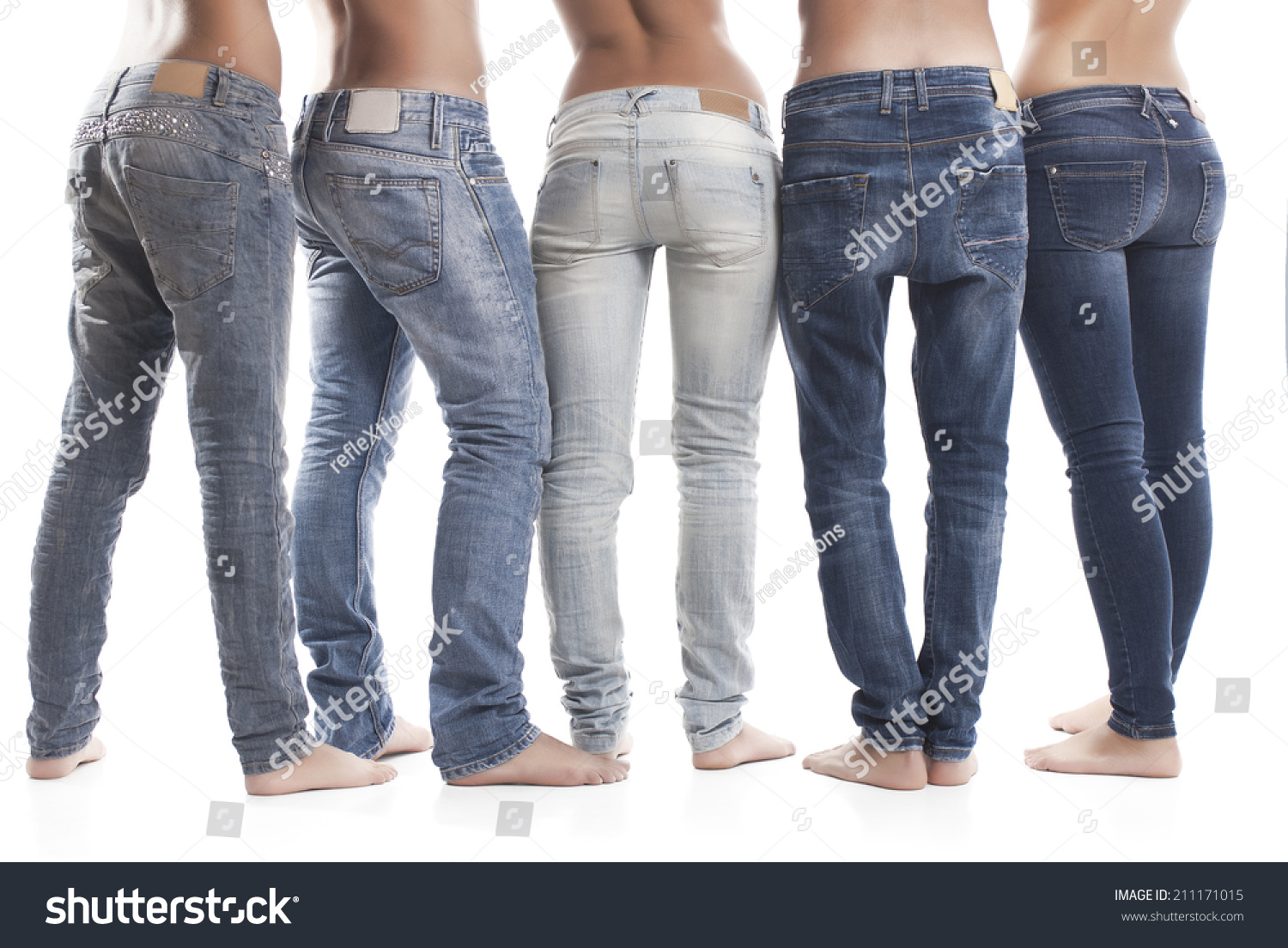Складки на джинсах