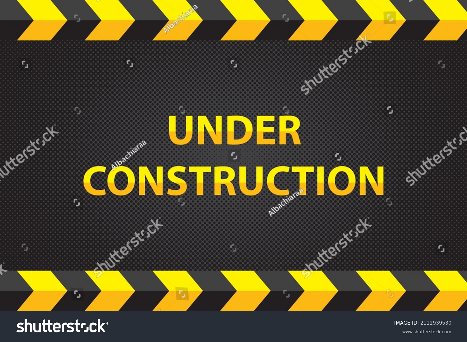 Under Construction Wallpaper Vector Background Stock Vector (Royalty ...