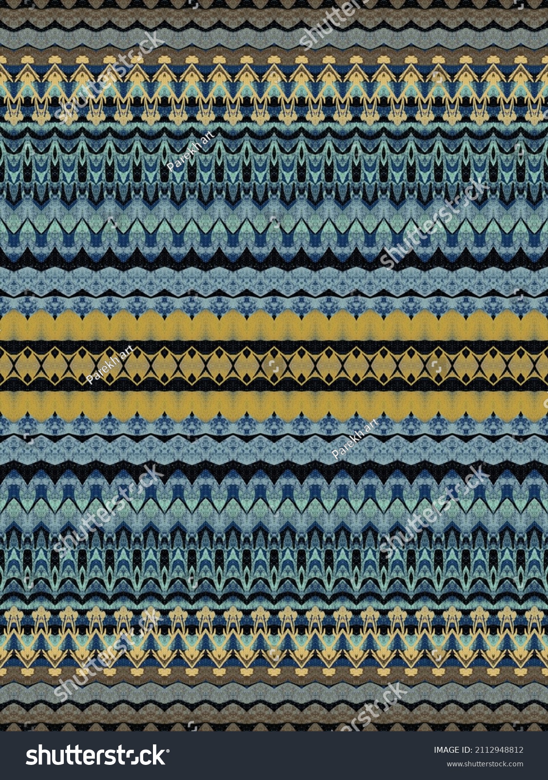 Textile Digital Border Design Wallpaper Textile Stock Illustration ...