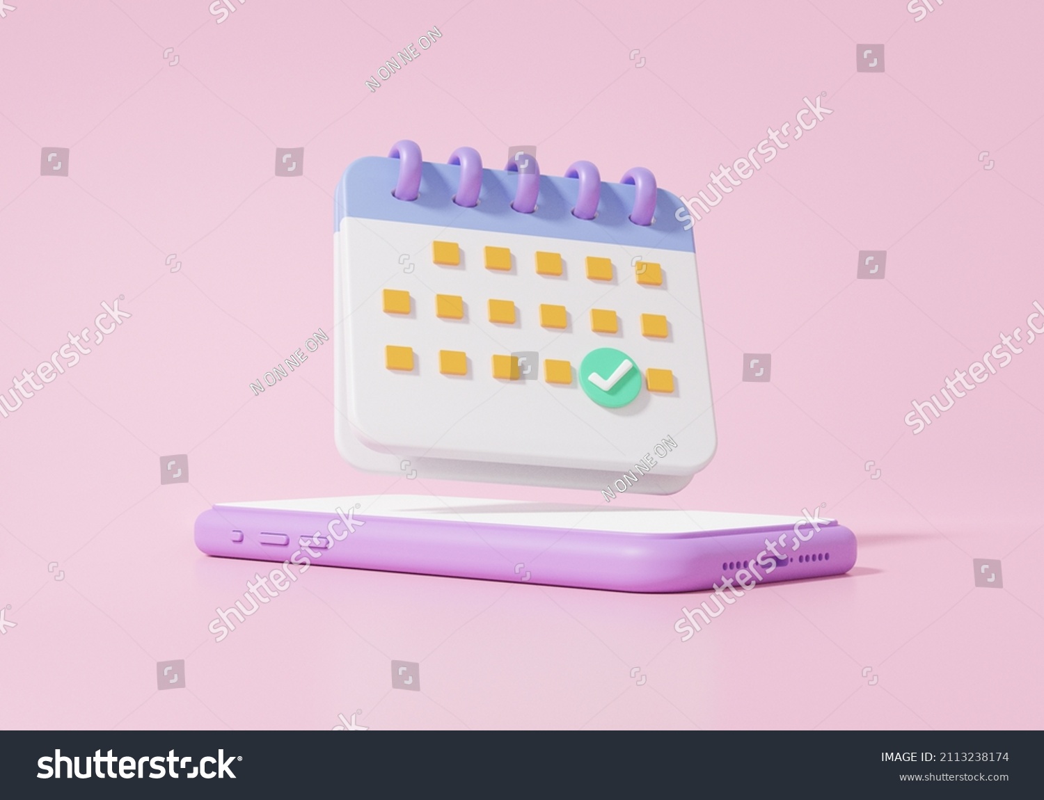 day-month-year-app-mobile-concept-stock-illustration-2113238174