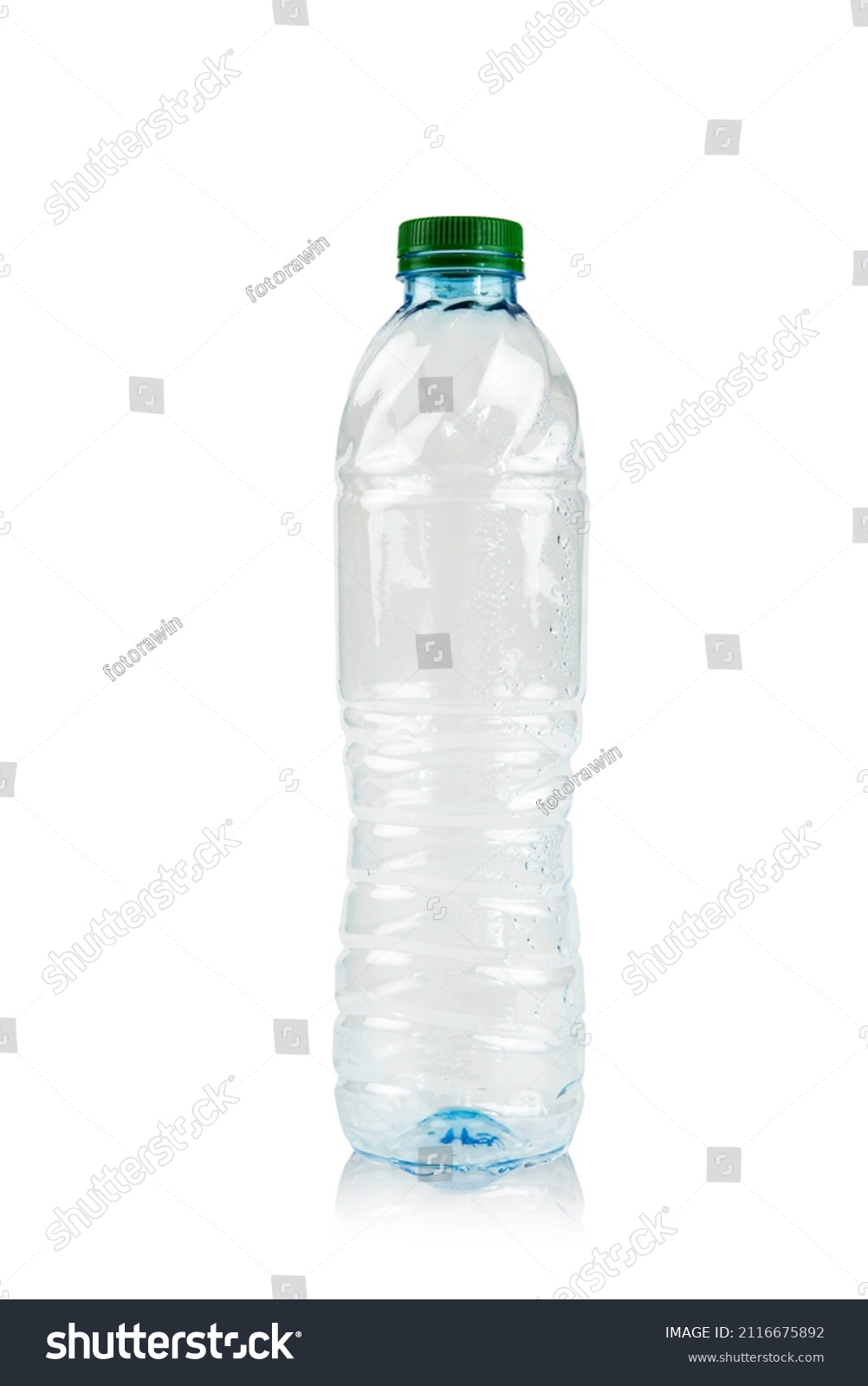 Used Blank Plastic Bottle Isolated White Stock Photo 2116675892 ...