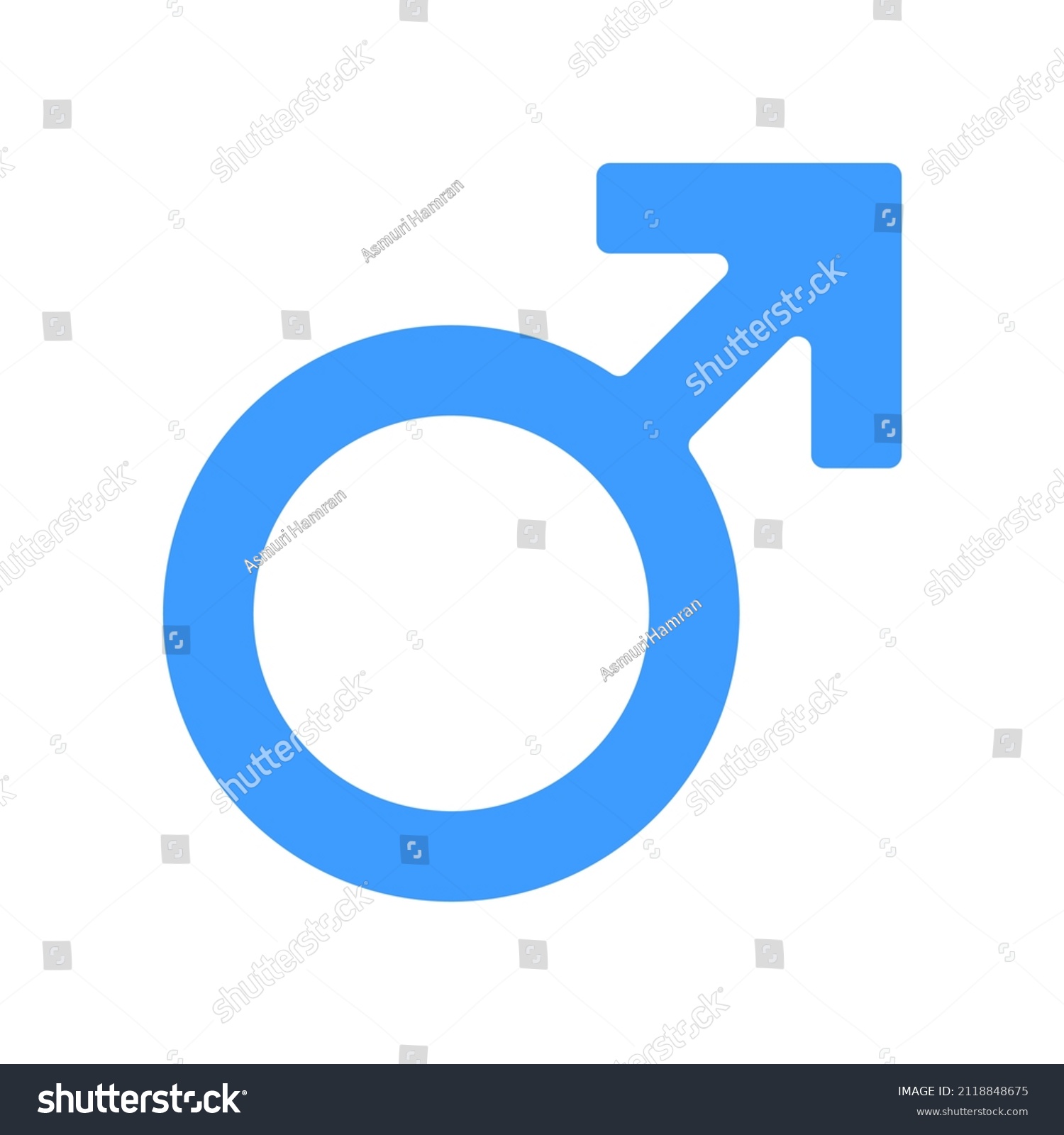 Men Symbol Male Sign Icon Vector Stock Vector Royalty Free 2118848675