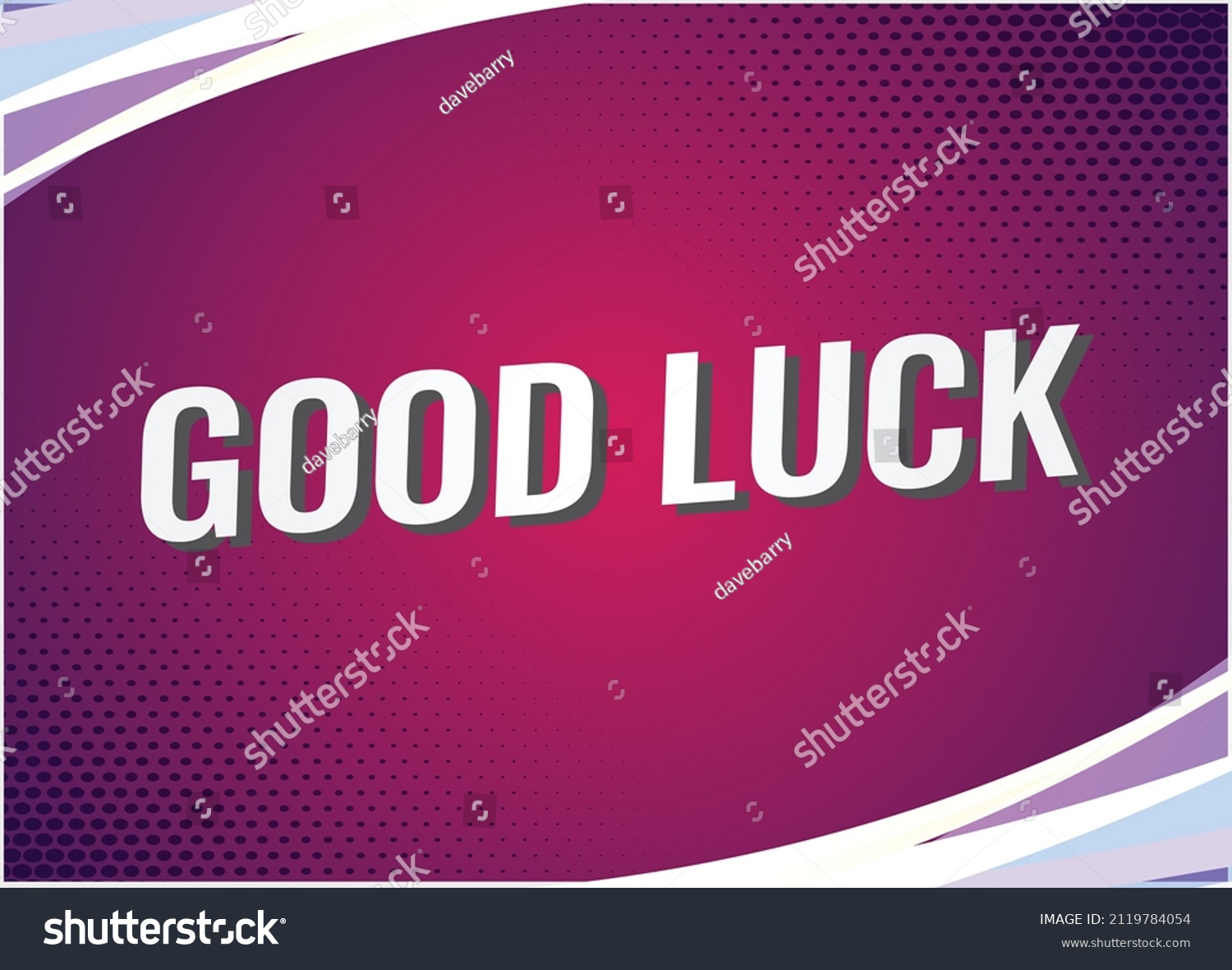 Good Luck Word Concept Vector Illustration Stock Vector (Royalty Free ...