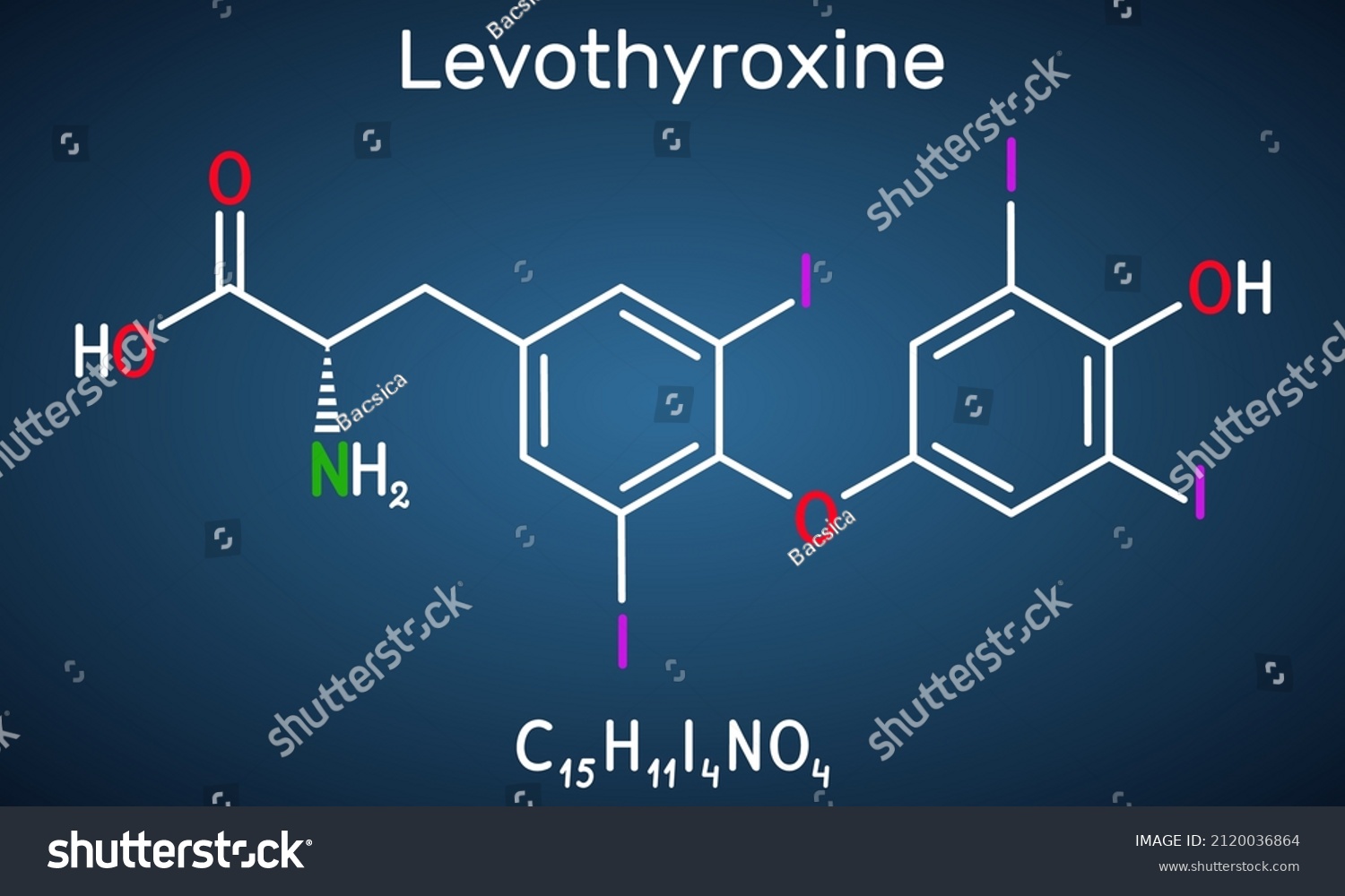 Melatonin Molecule Hormone That Regulates Sleep 库存矢量图 免版税 Shutterstock