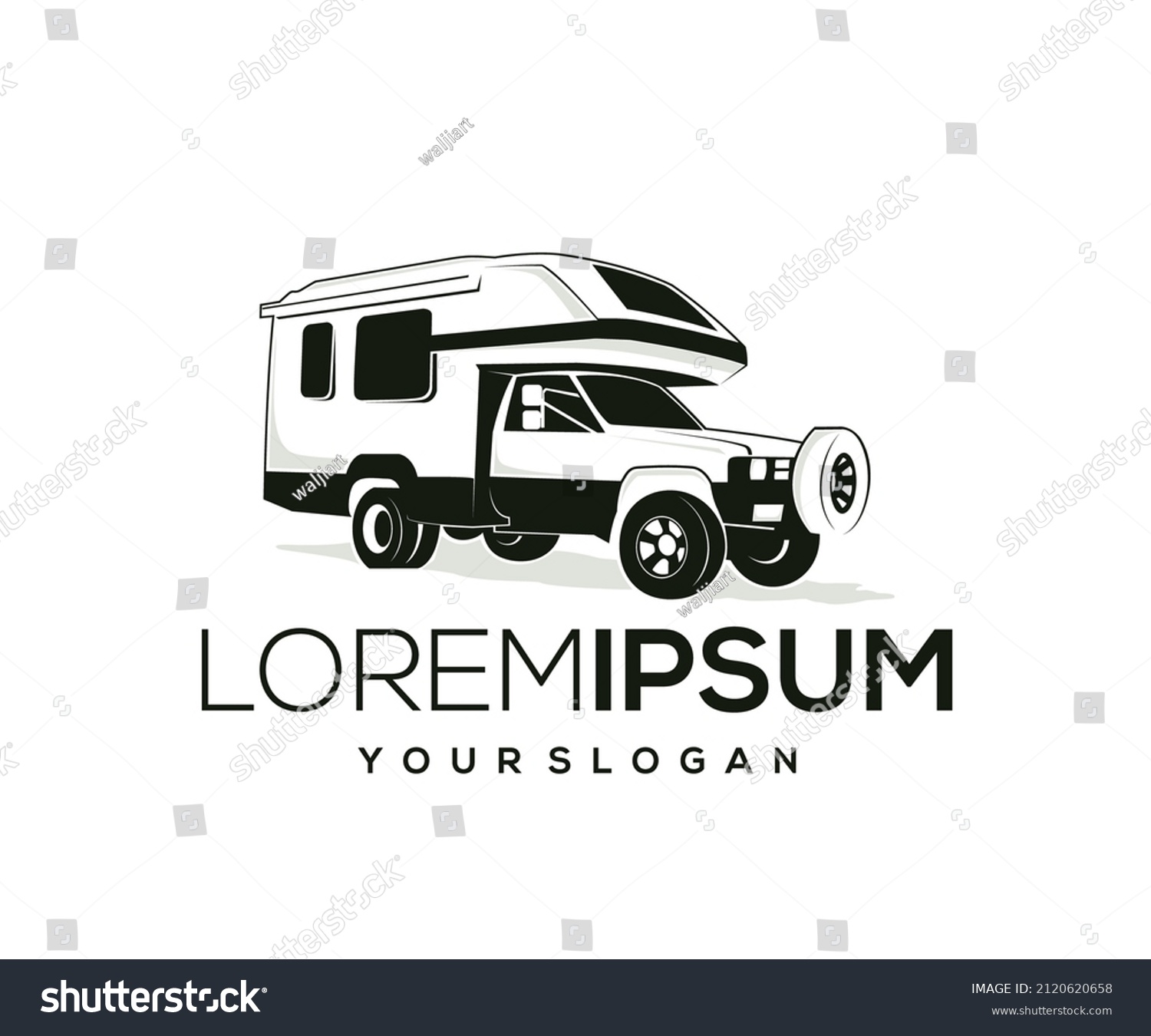 Car House Icon Logo Design Silhouette Stock Vector (Royalty Free ...