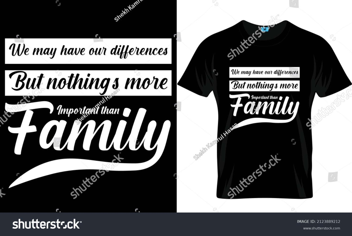 Family Day Tshirt Design Template Stock Vector (Royalty Free ...