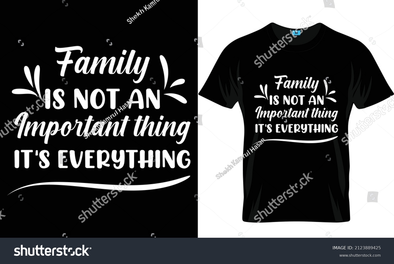 Family Day Tshirt Design Template Stock Vector (Royalty Free ...