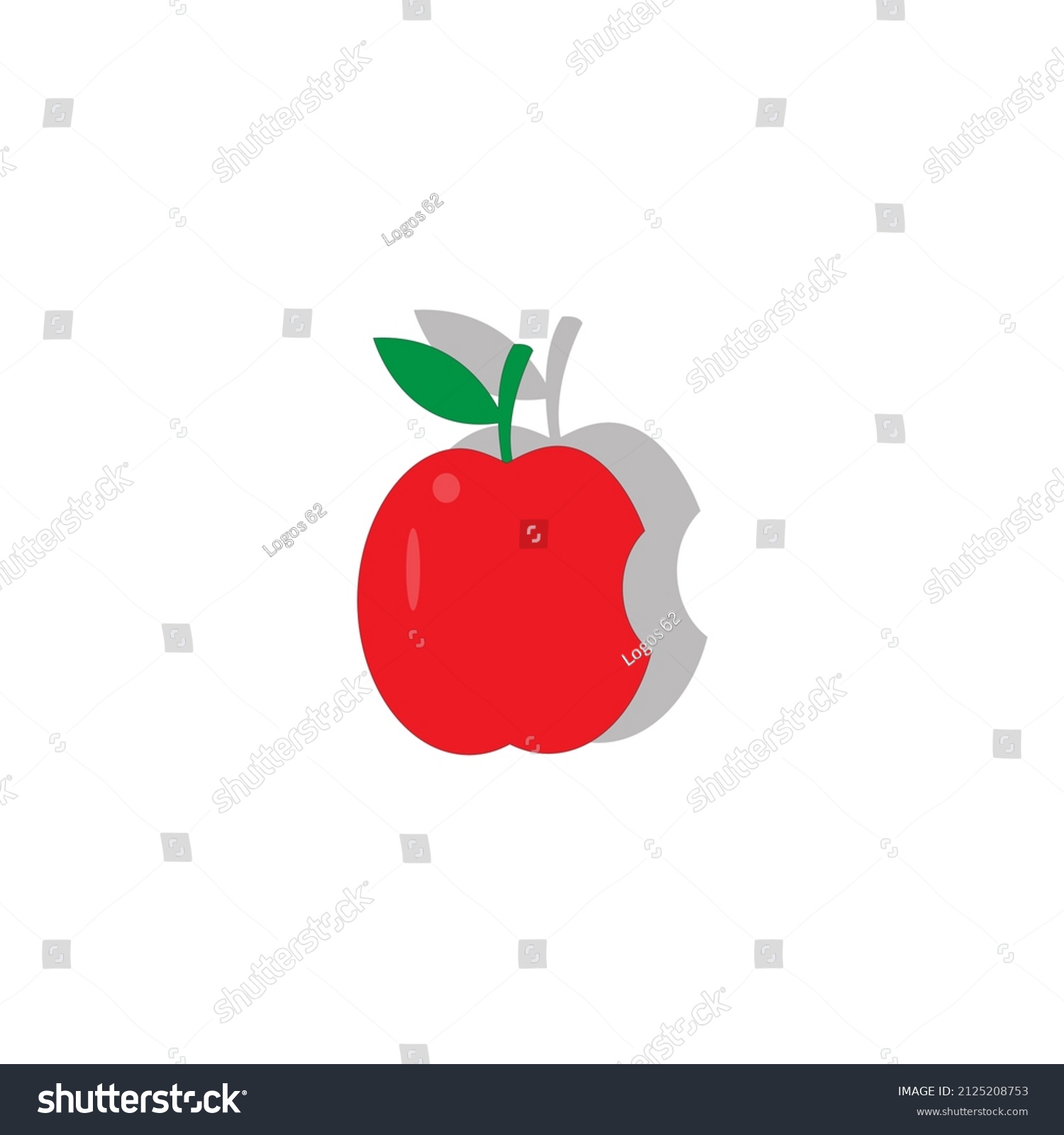 Hand Drawn Apple Fruit Illustration Free Stock Vector Royalty Free