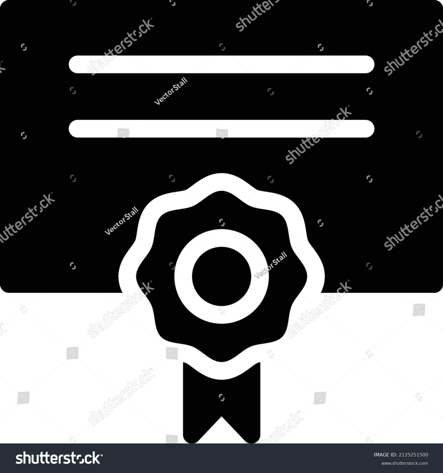 Certificate Vector Illustration On Transparent Backgroundpremium Stock ...