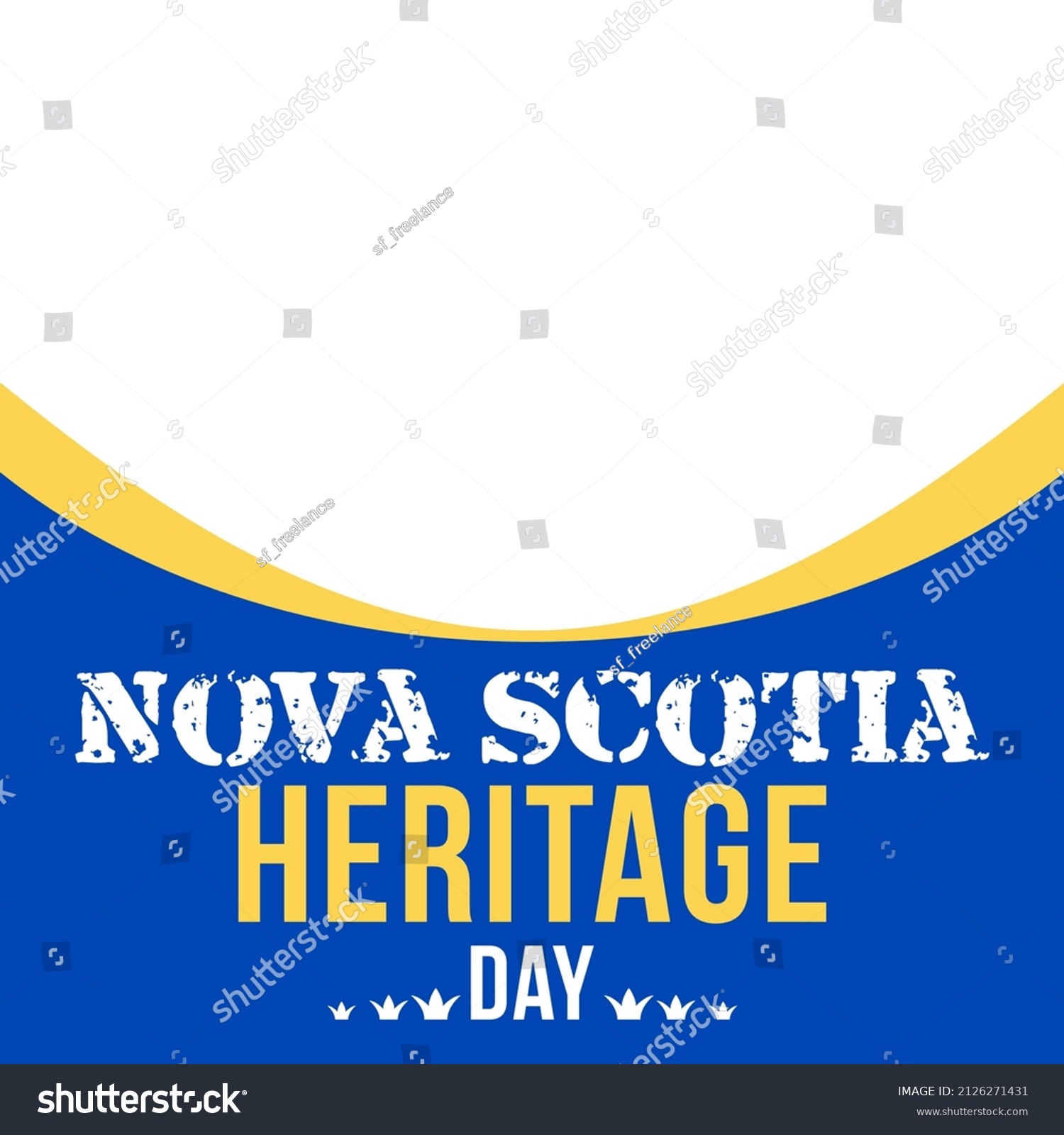 Nova Scotia Heritage Day Canadian Holidays 库存矢量图（免版税）2126271431