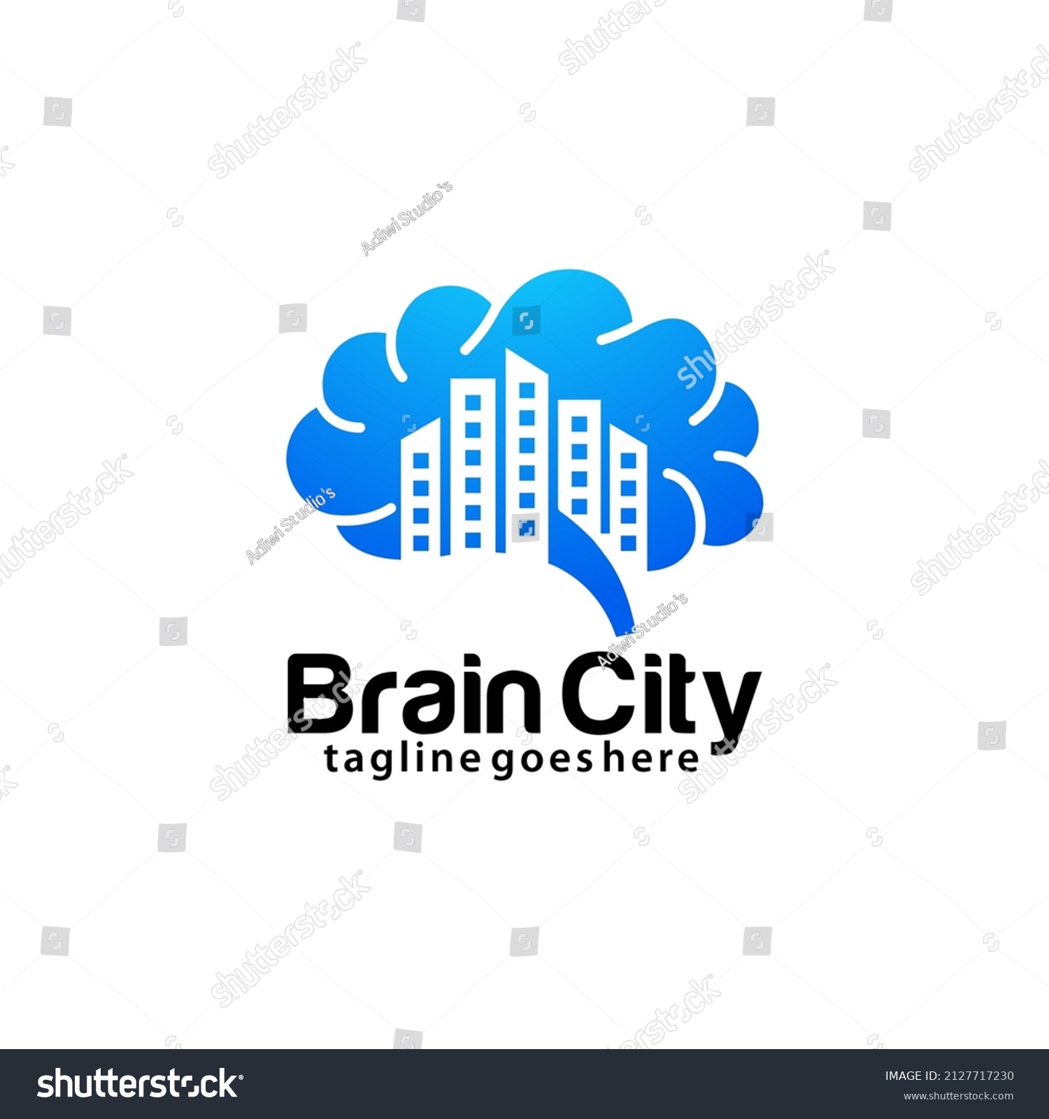 Smart City Logo Design Template Stock Vector Royalty Free 2127717230