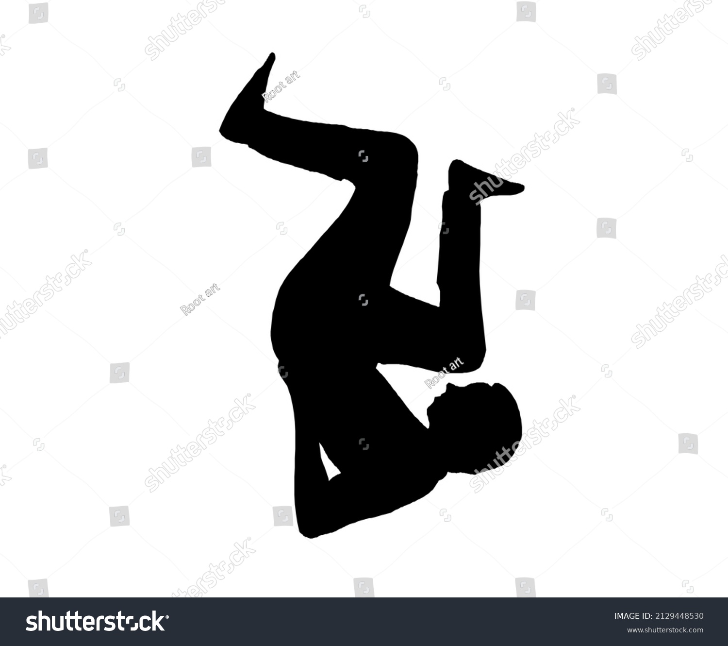 Silhouette People Exercises Work Hard Icon Stock Illustration ...