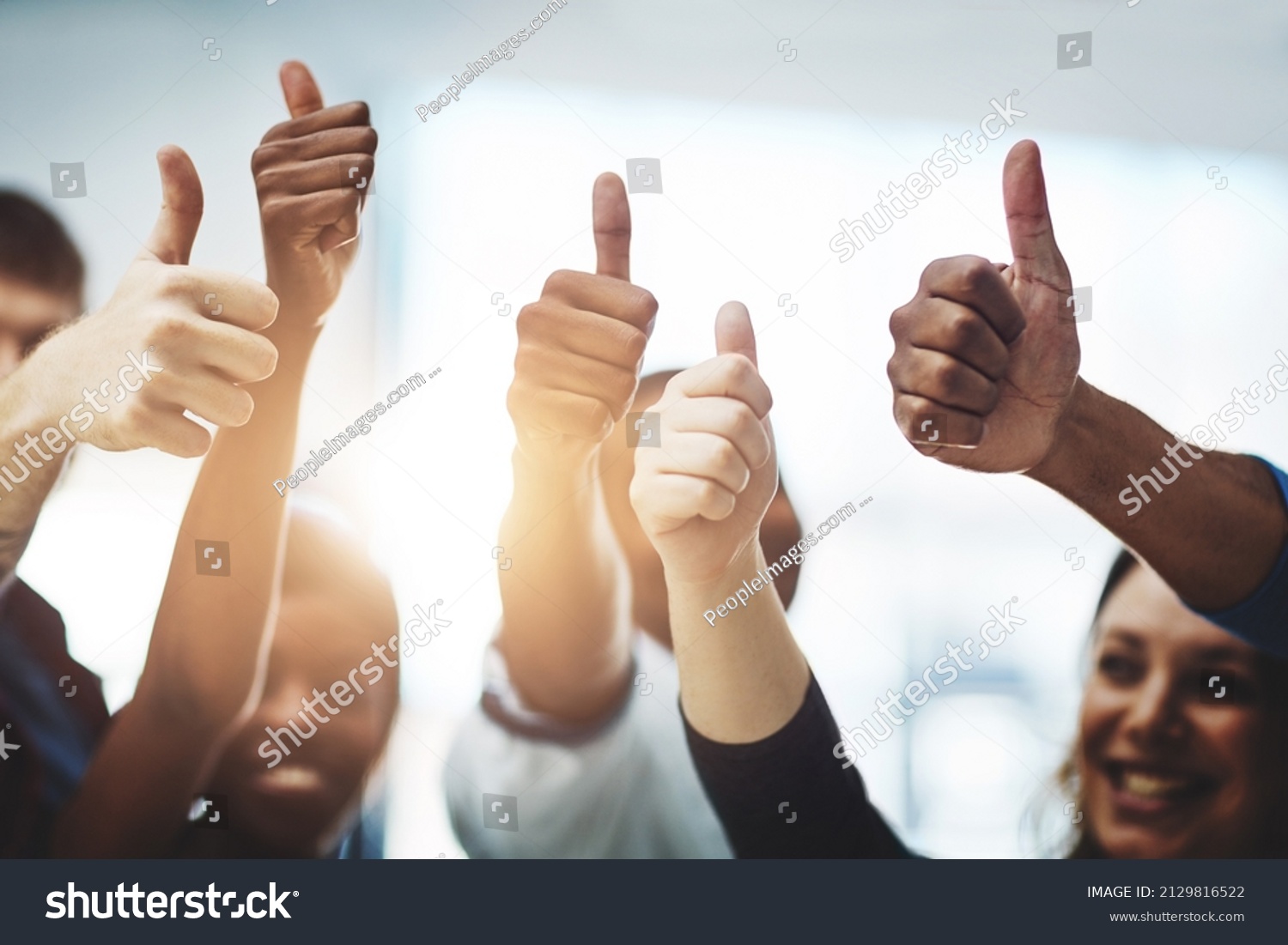 Bravo On Your Business Accomplishment Cropped Stock Photo 2129816522