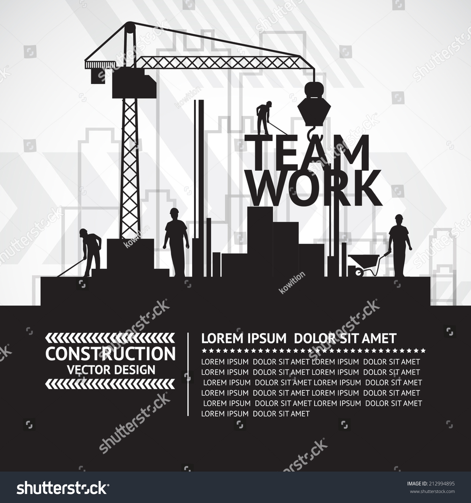 Construction Infographics Stock Vector (Royalty Free) 212994895 ...