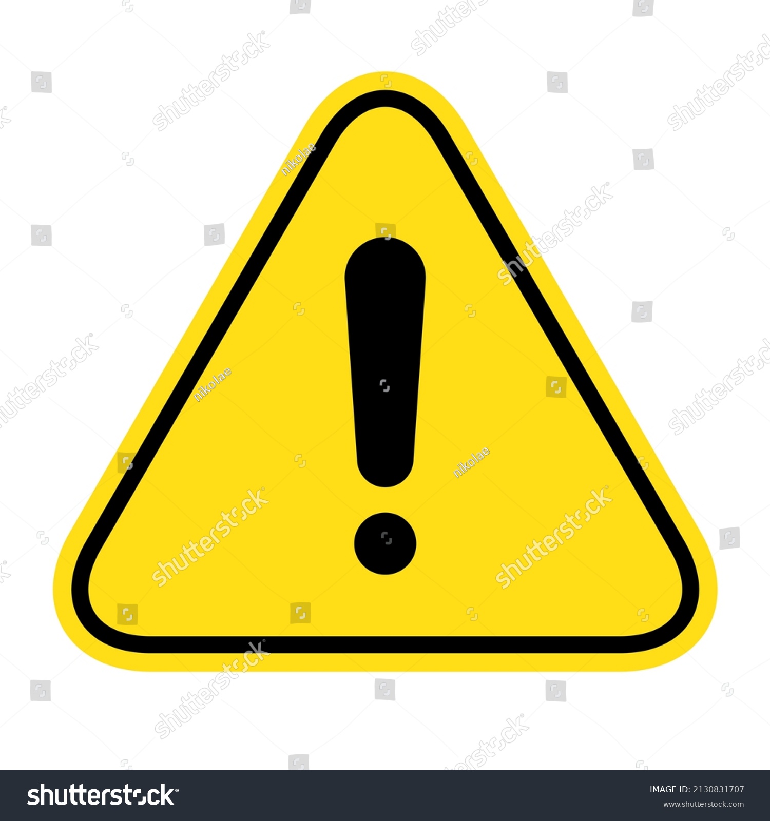 Caution Alarm Danger Sign Attention Vector Stock Vector (Royalty Free ...