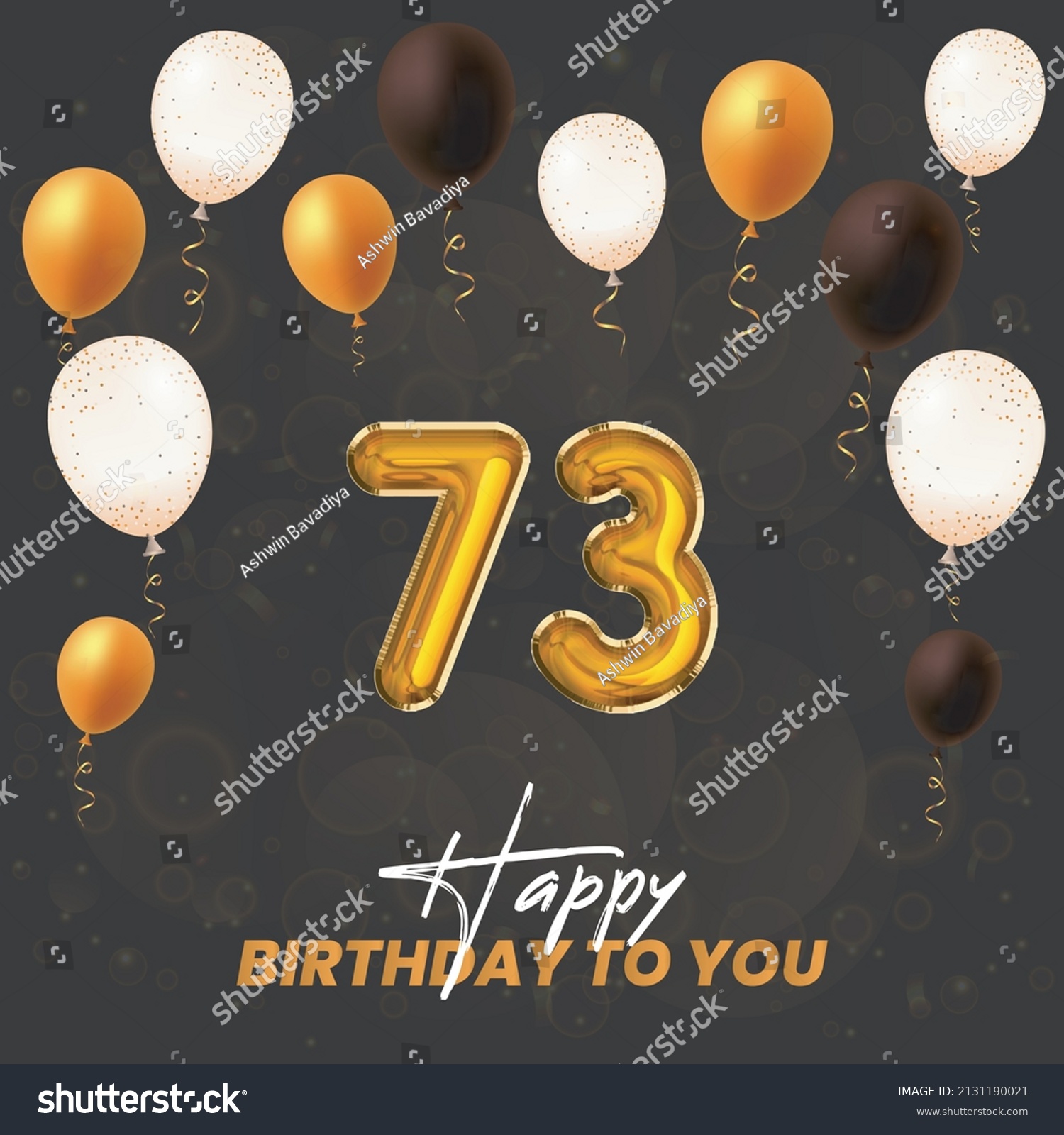 1,269 73rd Birthday Images, Stock Photos & Vectors | Shutterstock