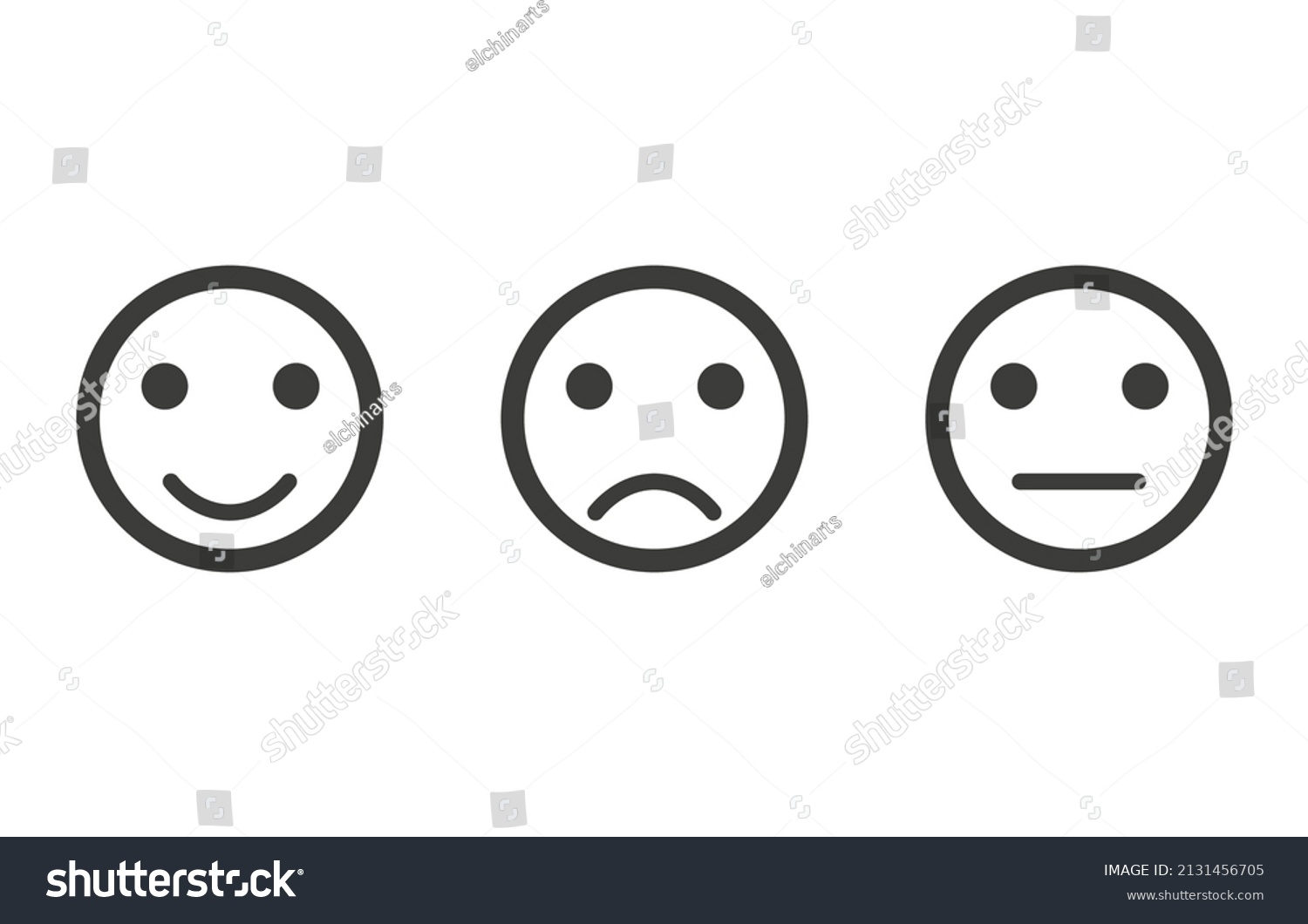 Good Mood Bad Mood Emojies Vector Stock Vector (Royalty Free ...