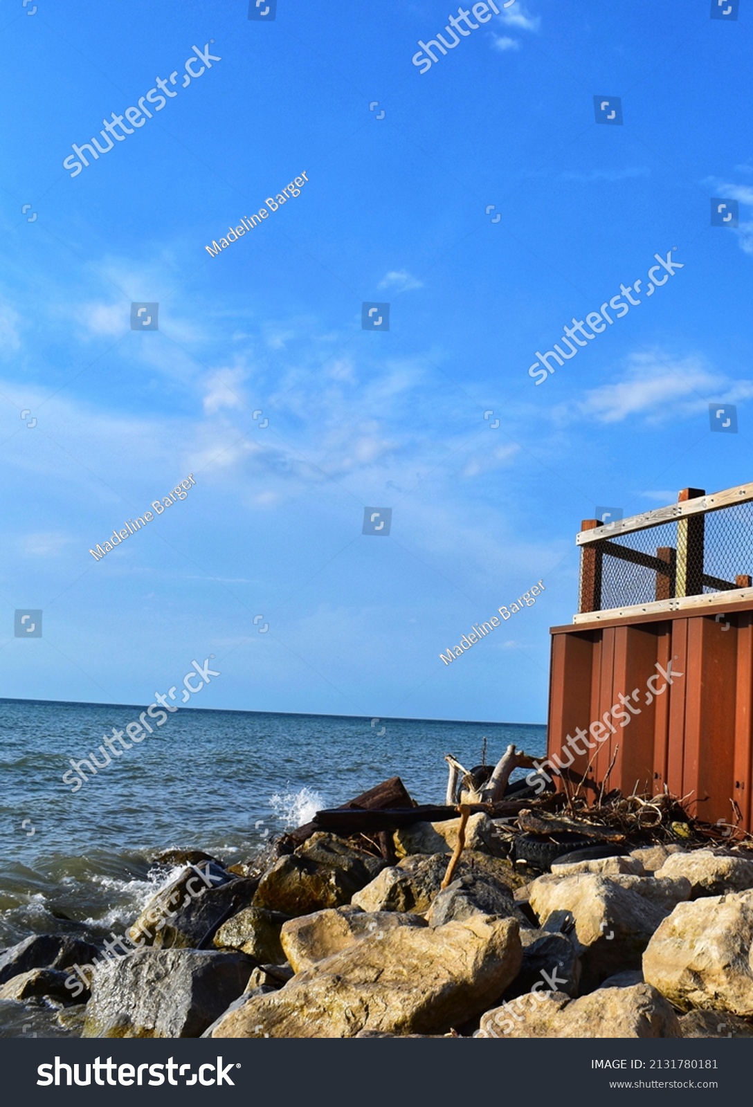 Geneva State Park Cabins Beach Access Stock Photo 2131780181 | Shutterstock